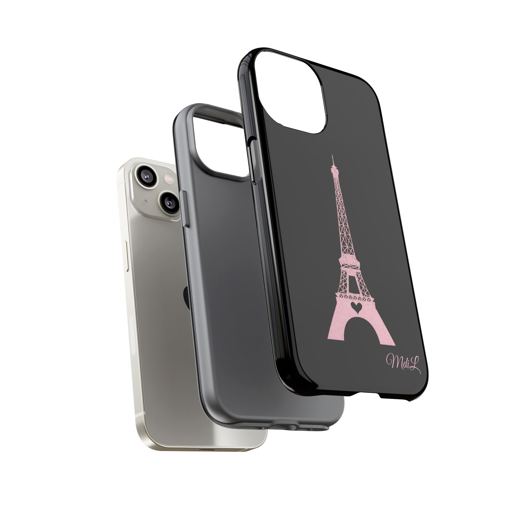 Eiffel Tower | Pink & Black - Mare di Luna