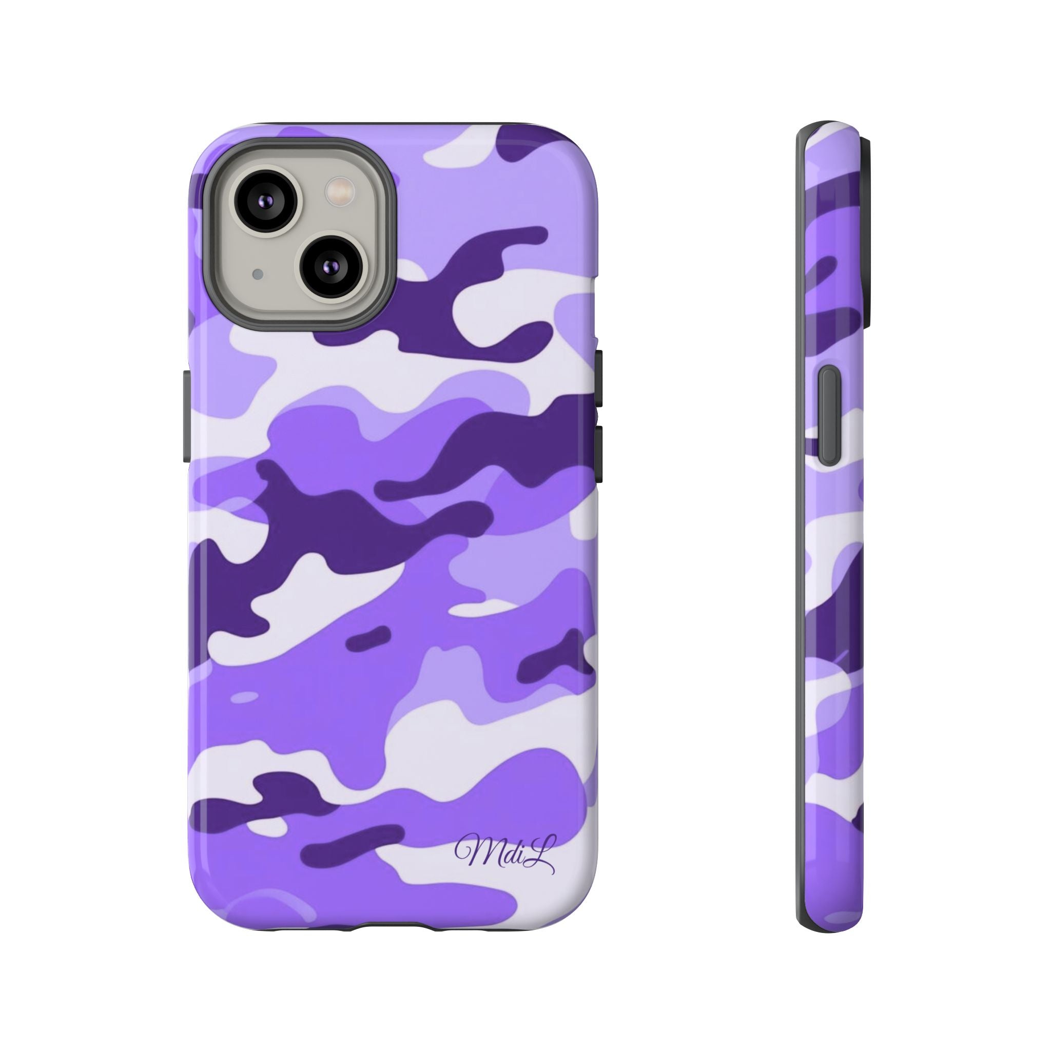 Purple Camo iPhone Case