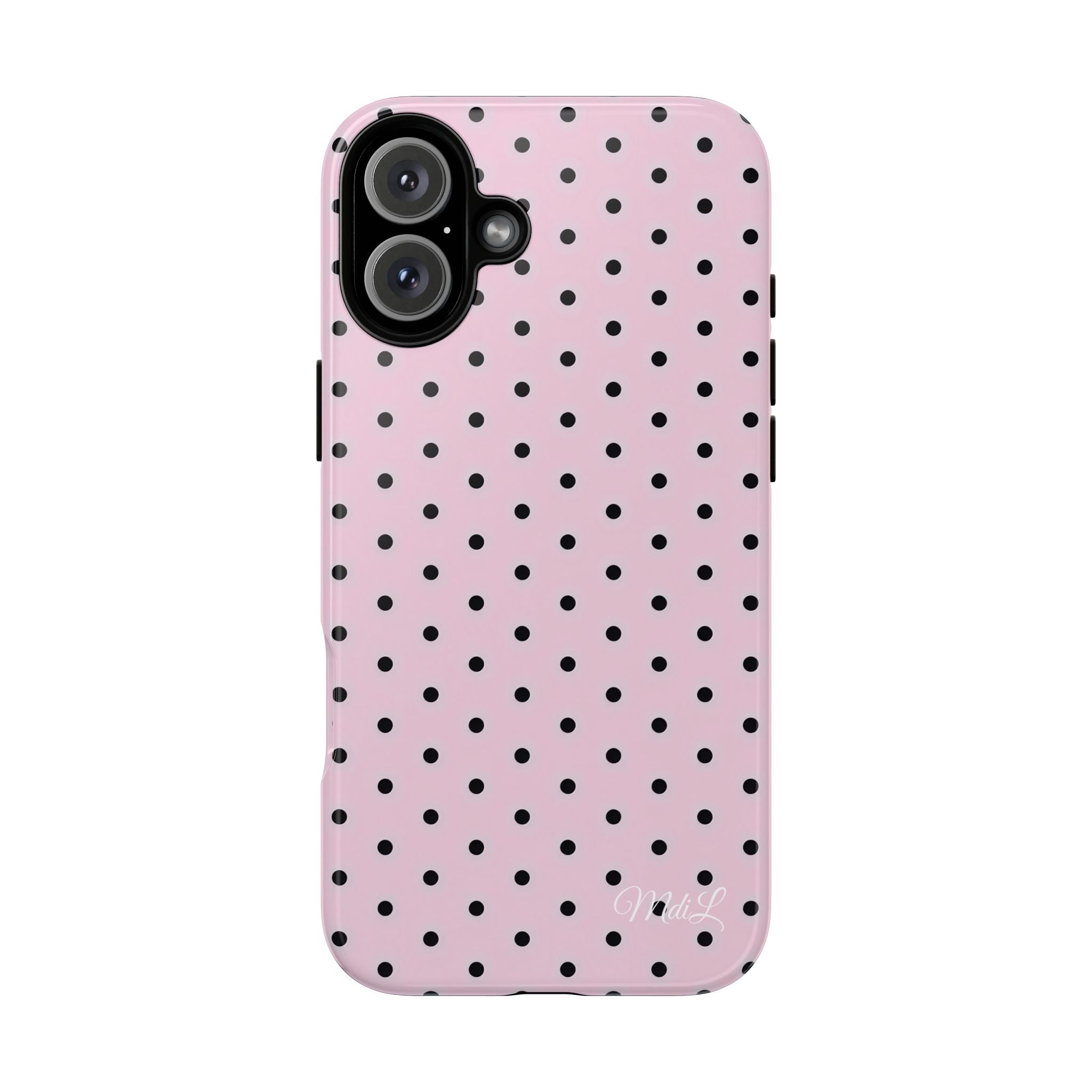 Polka Dots | Pink and Black - Mare di Luna