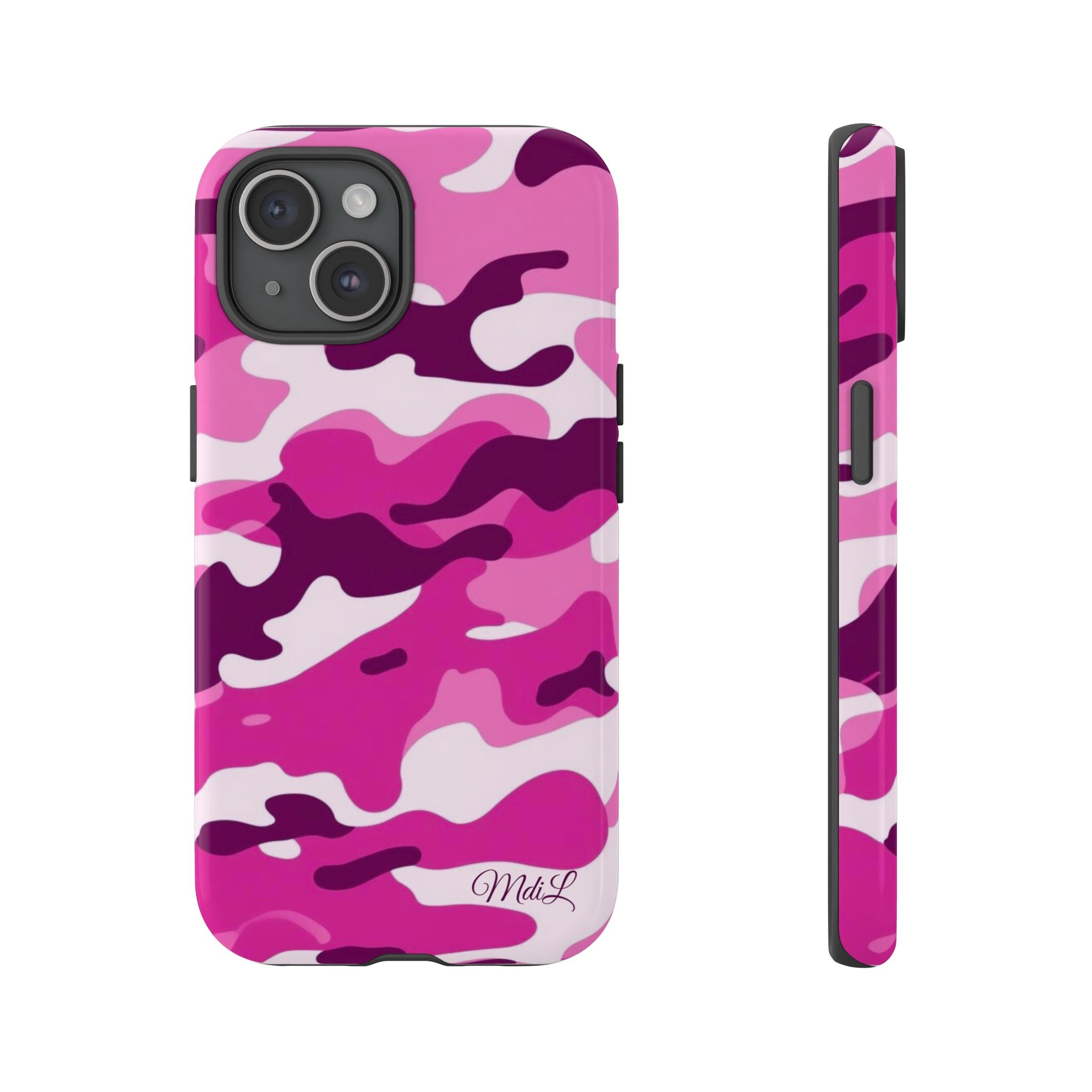 Magenta Camo iPhone Case