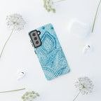 Teal Paisley