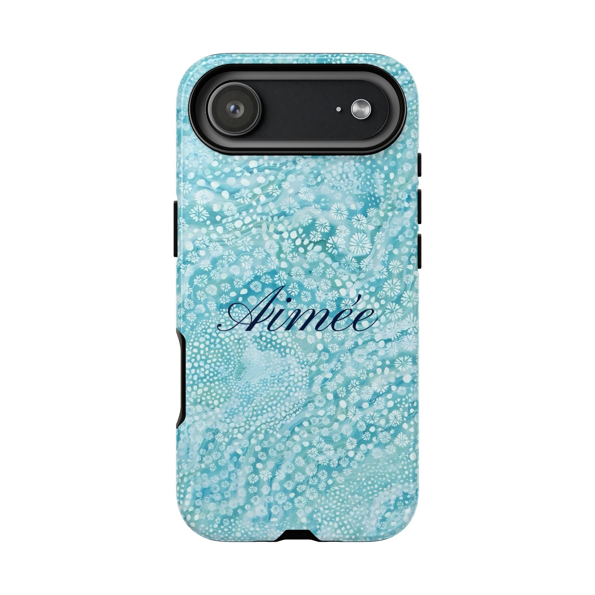 Teal Florals Personalized