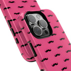 Pink Moustache iPhone Case
