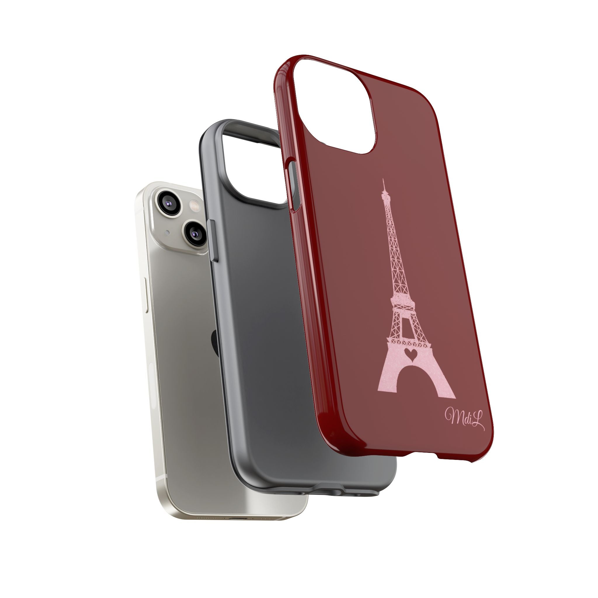 Eiffel Tower | Pink & Red - Mare di Luna