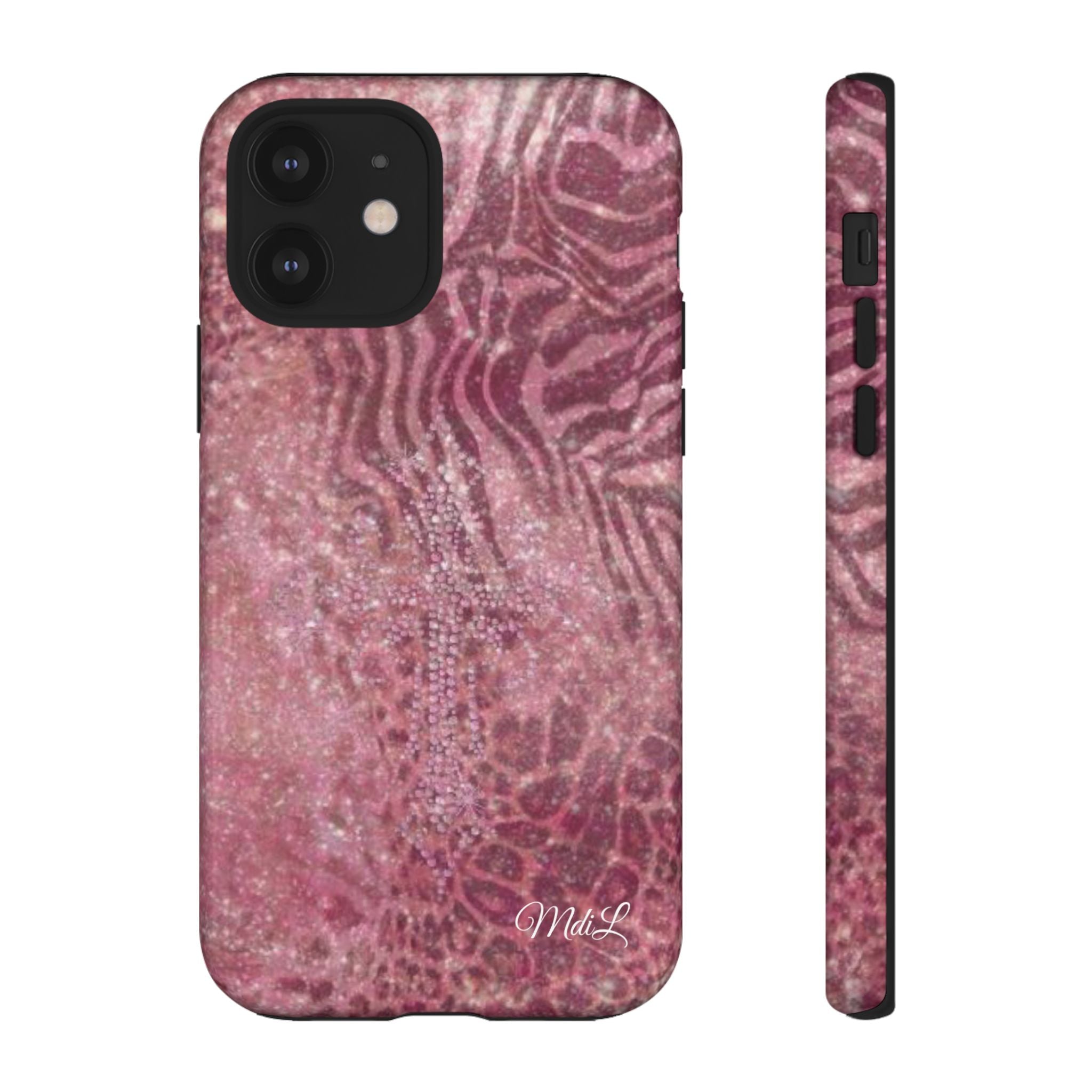 Pink Cross iPhone Case