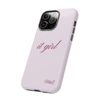 It girl iPhone Case