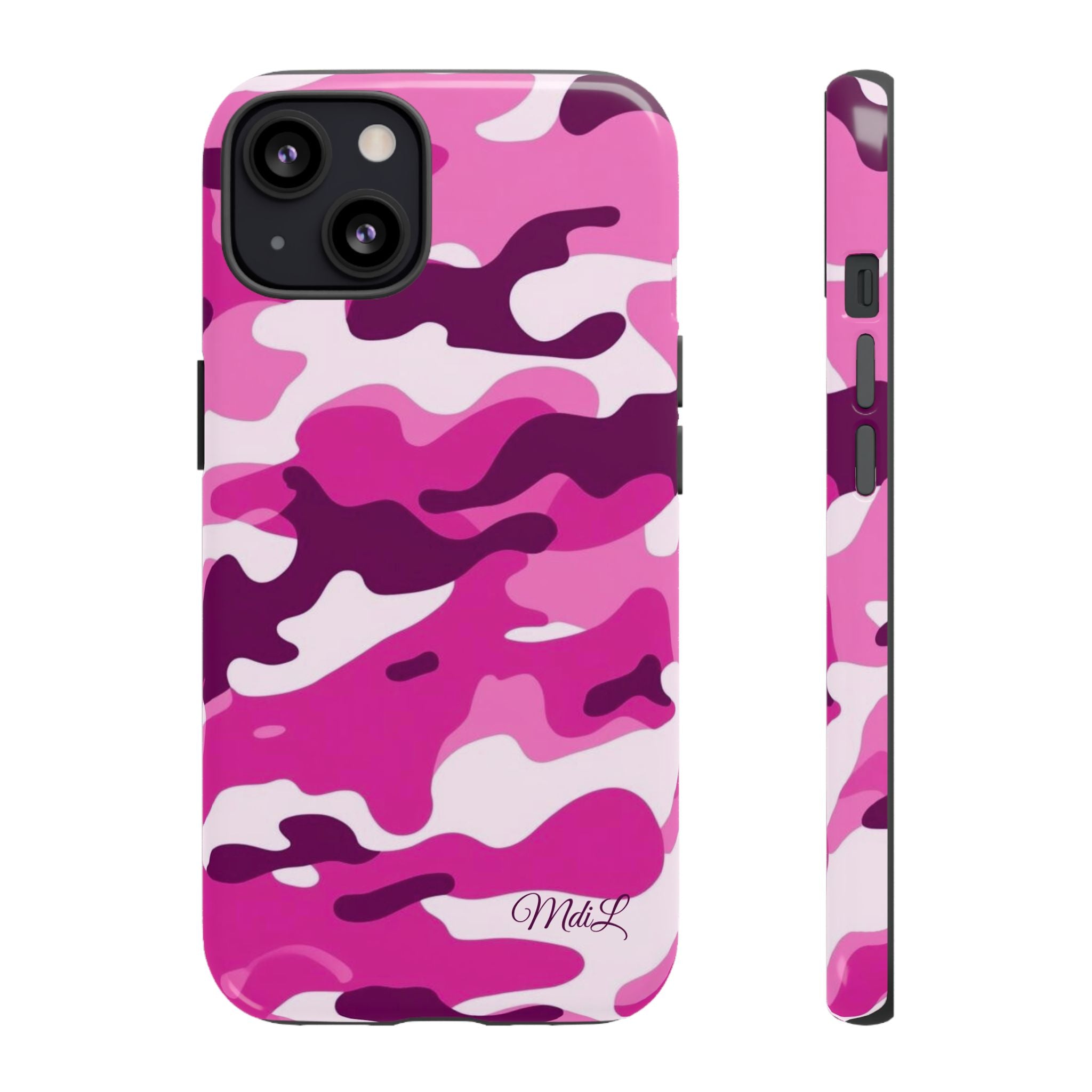 Magenta Camo iPhone Case