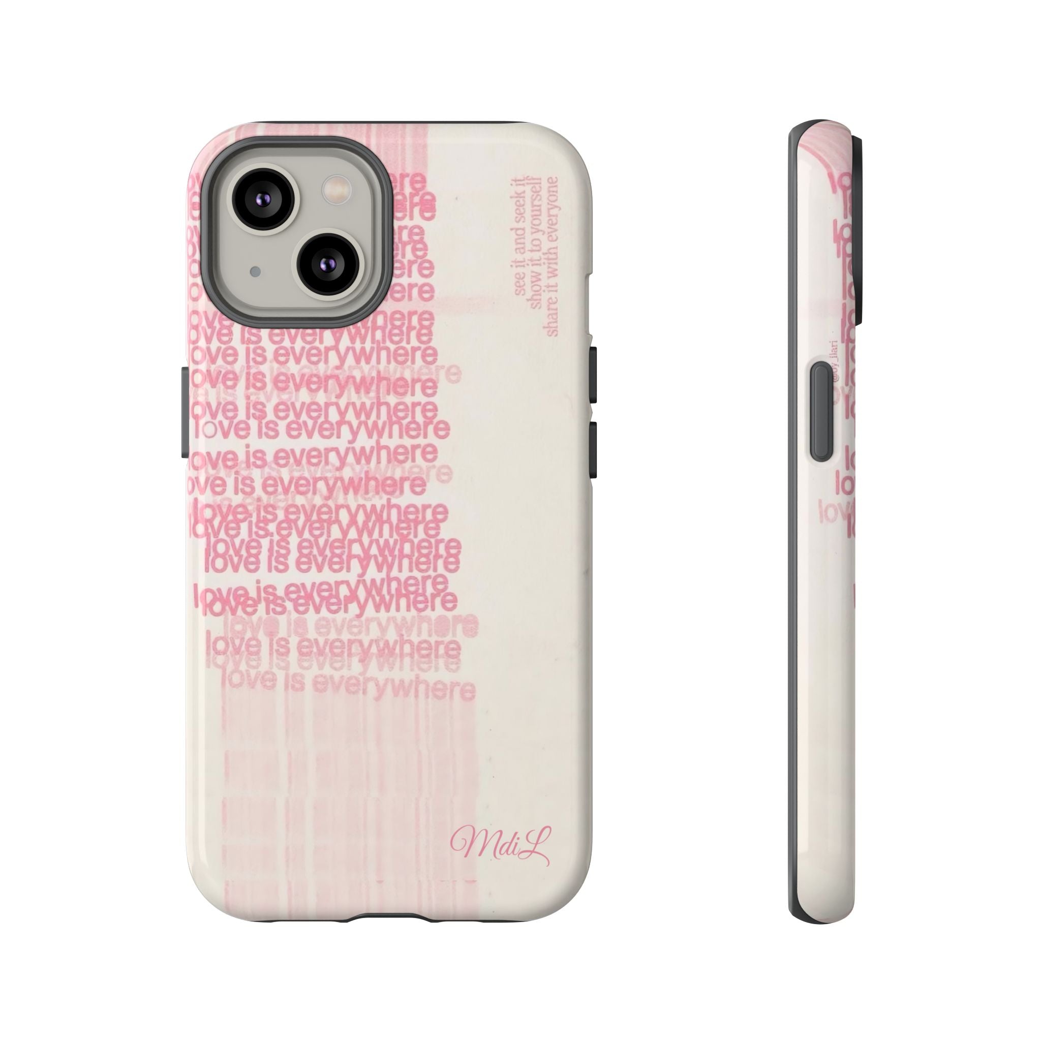 Love is Everywhere | Pink and White - Mare di Luna