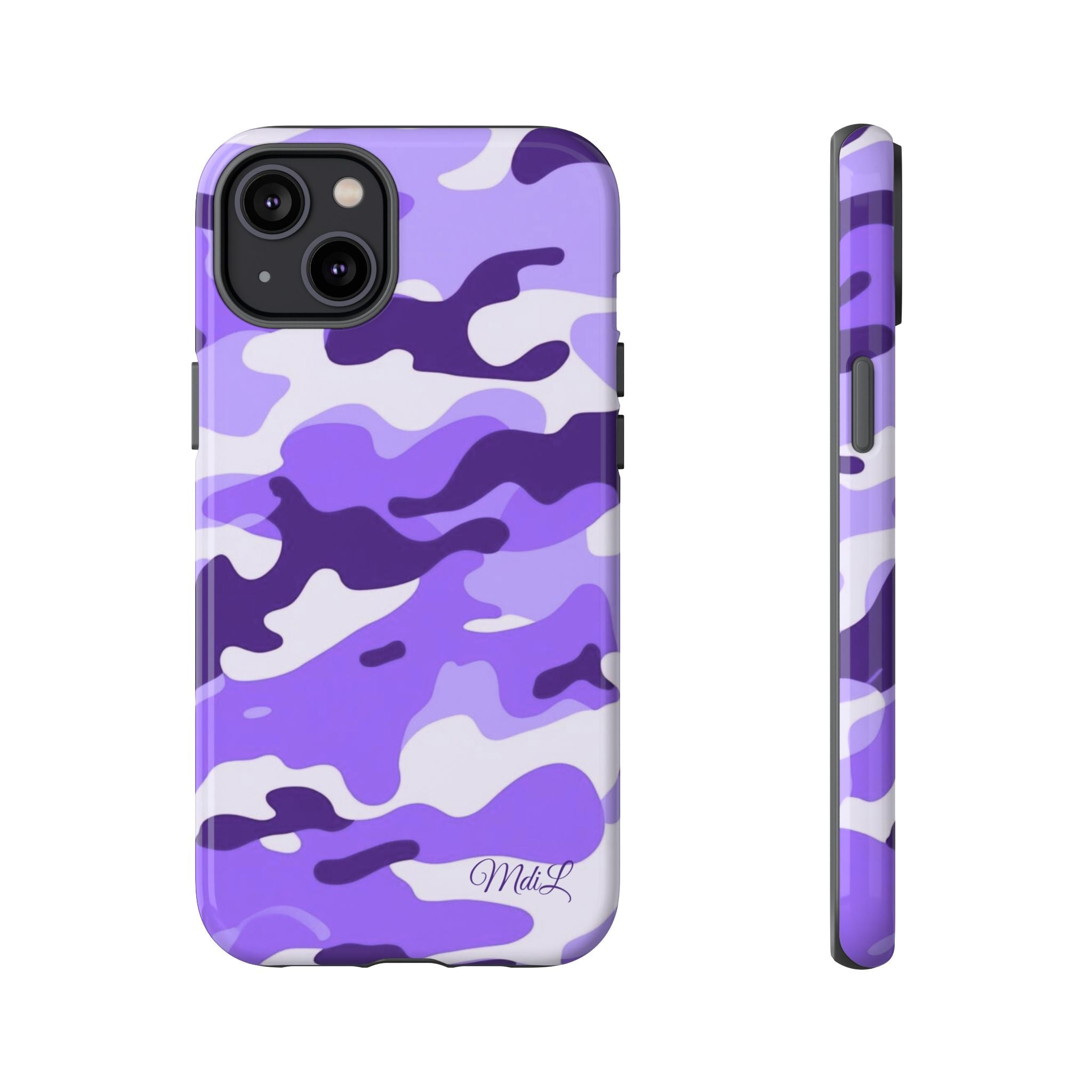 Purple Camo iPhone Case