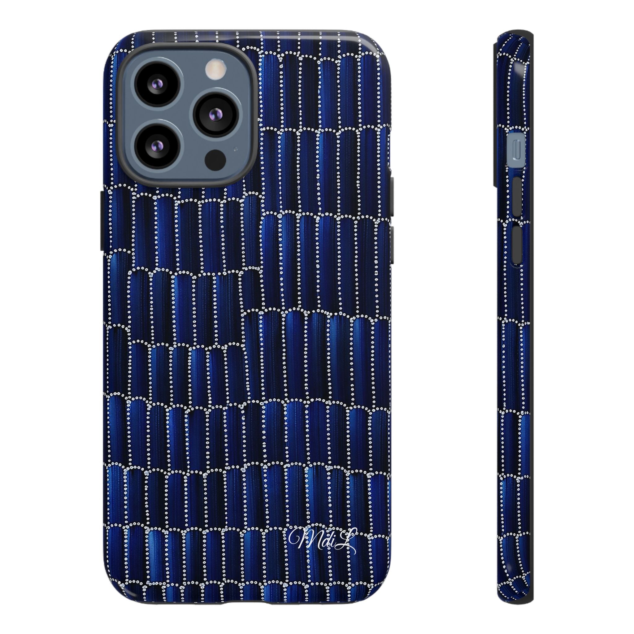 Watercolor Diamonds | Midnight Blue - Mare di Luna