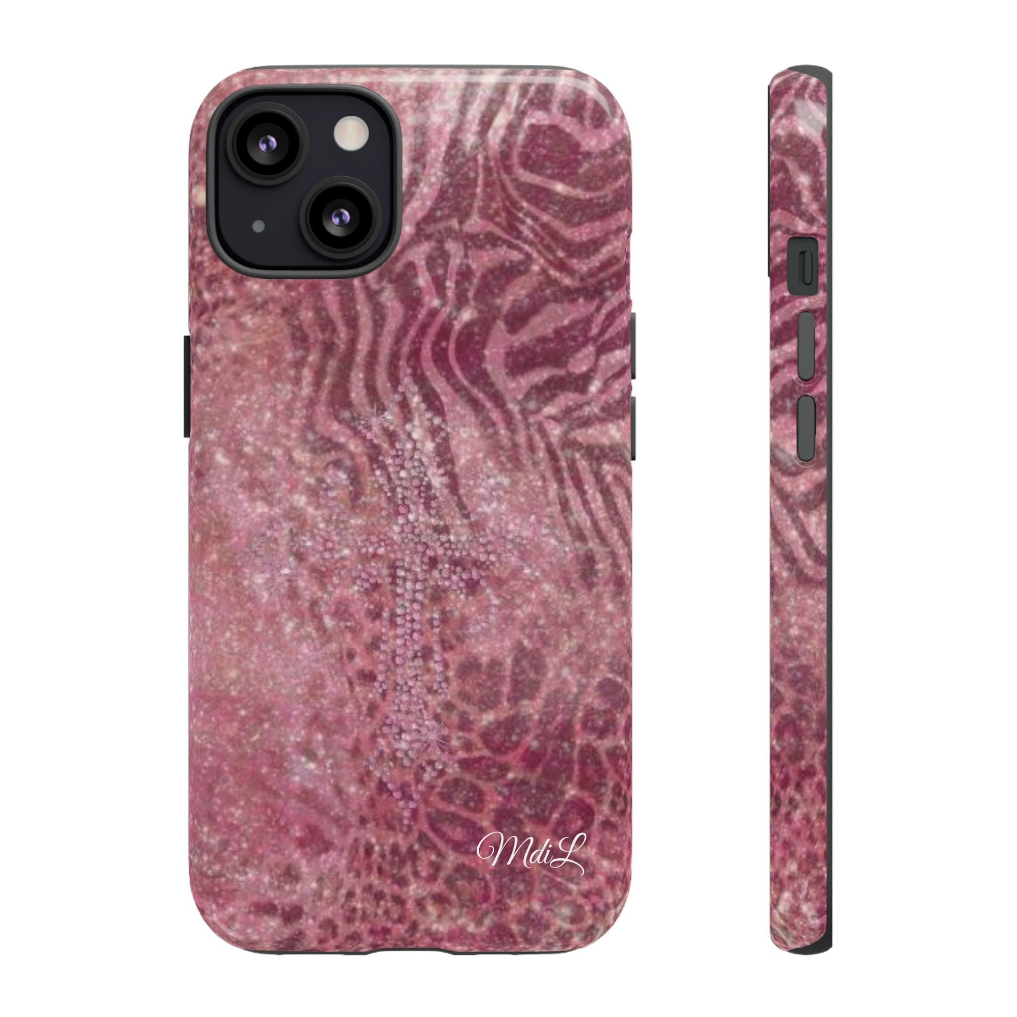 Pink Cross iPhone Case