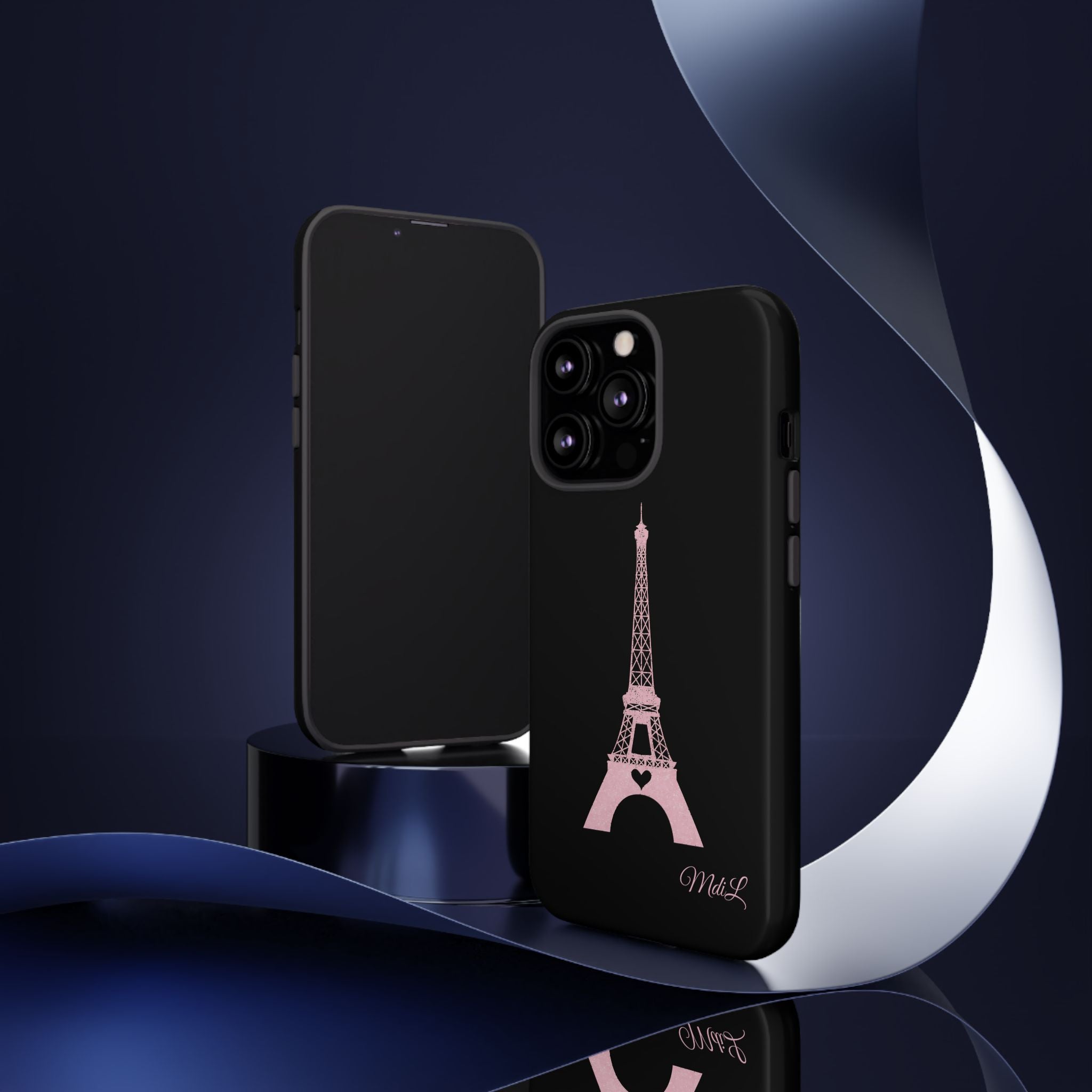 Eiffel Tower | Pink & Black - Mare di Luna