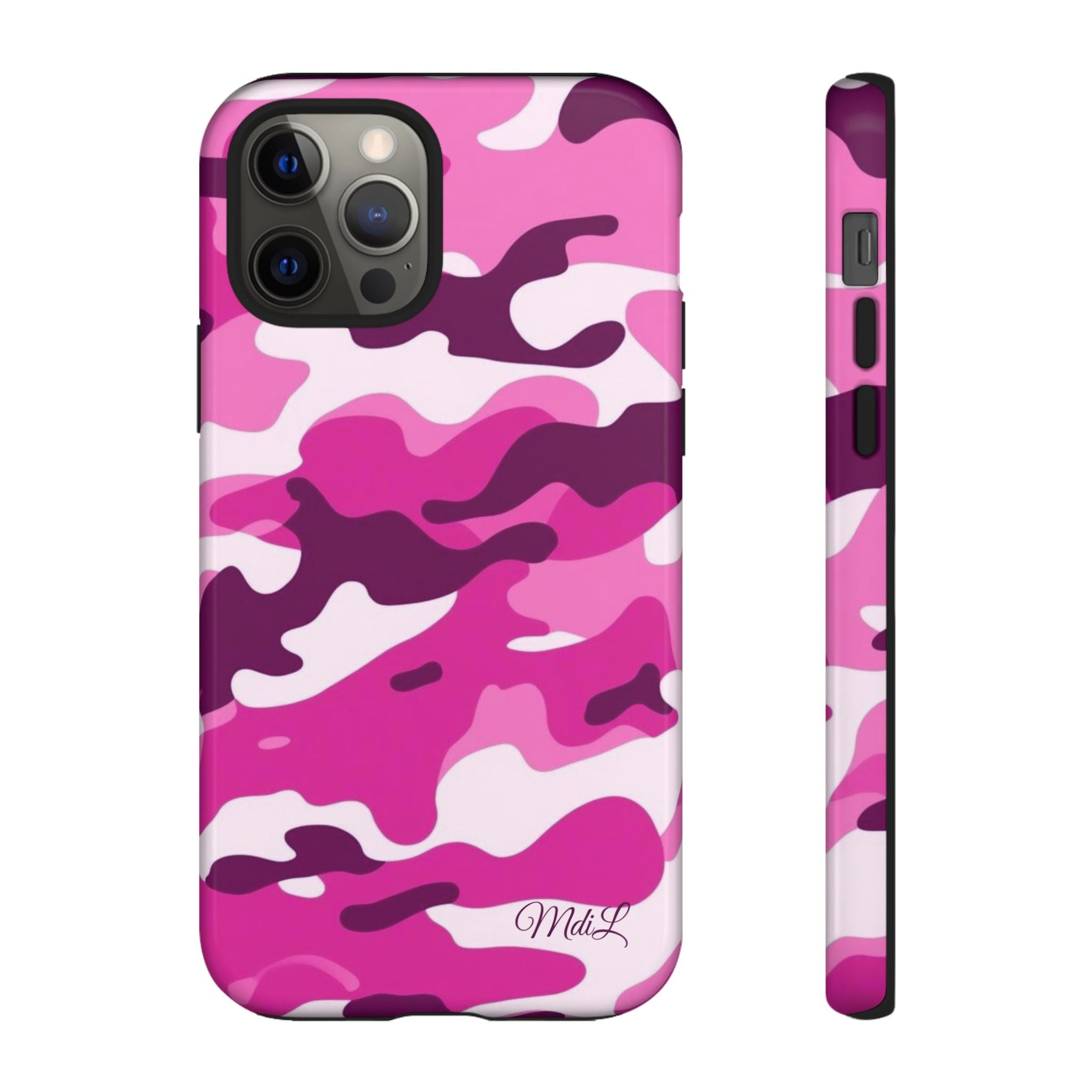 Magenta Camo iPhone Case