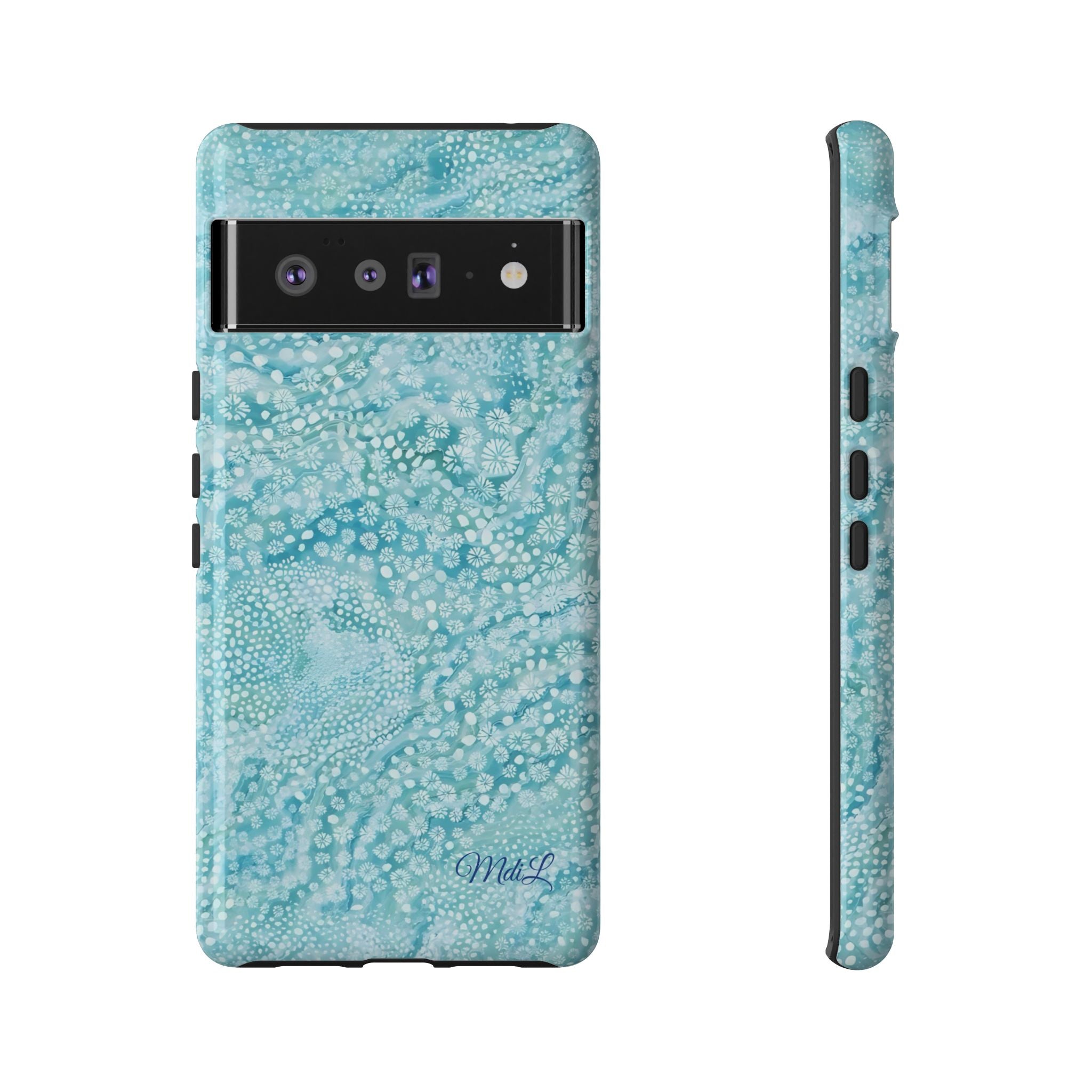 Teal Florals