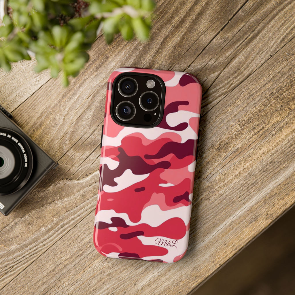 Red Camo iPhone Case
