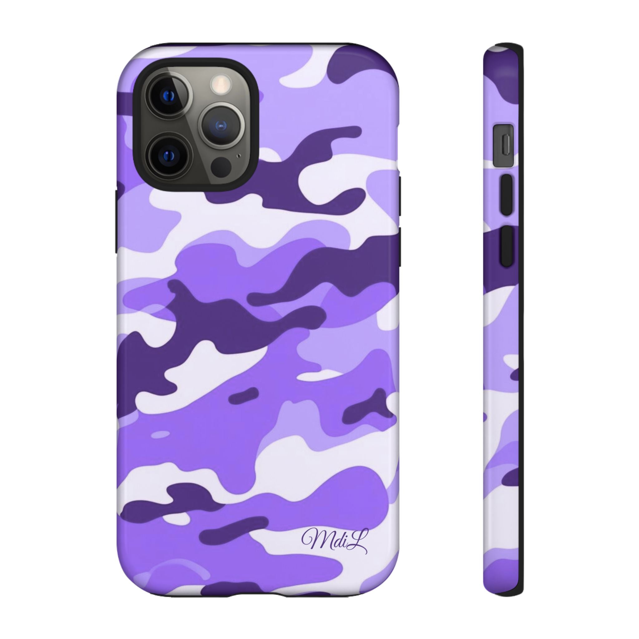 Purple Camo iPhone Case