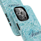 Teal Florals Personalized