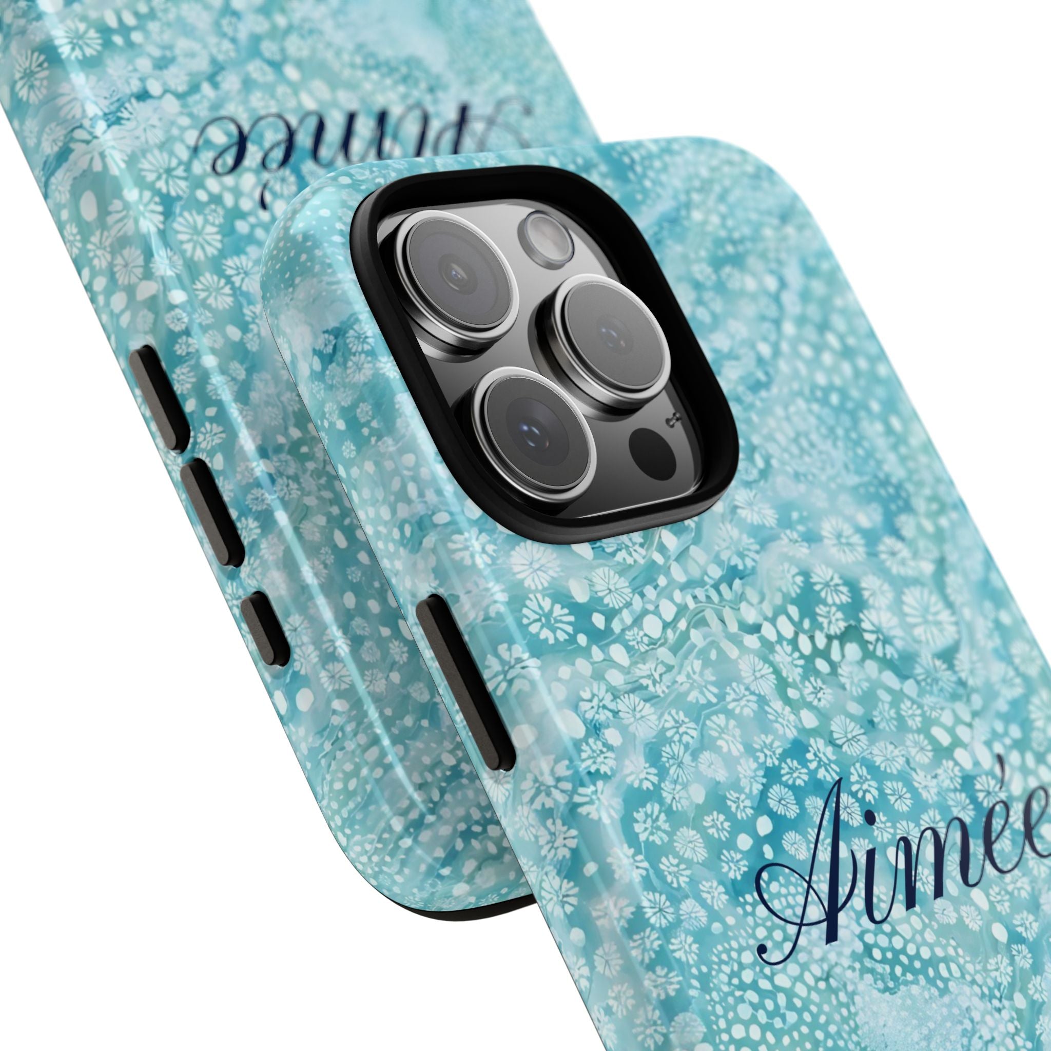 Teal Florals Personalized