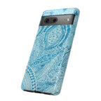 Teal Paisley