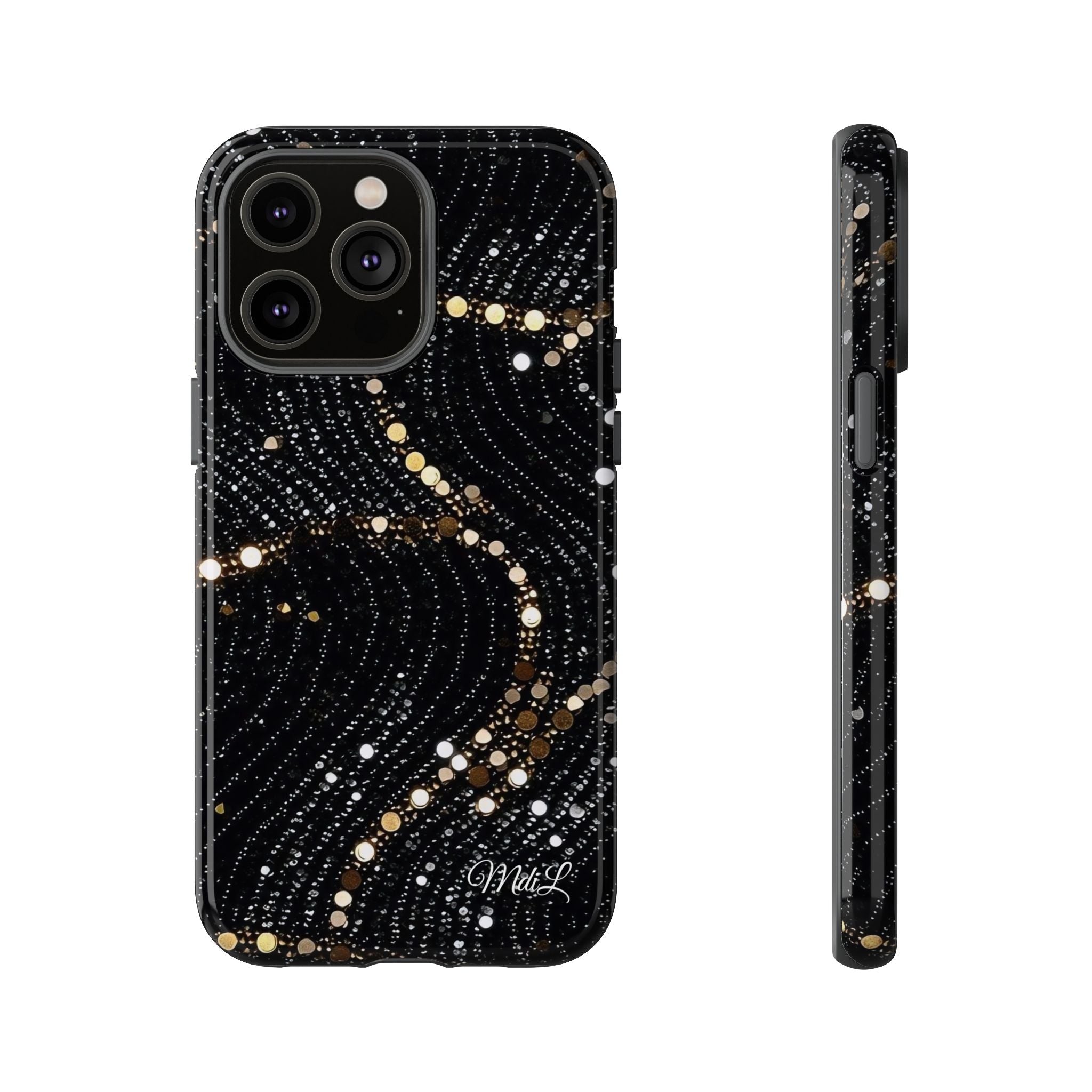 Sequin | Black and Gold - Mare di Luna