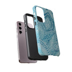 Teal Paisley