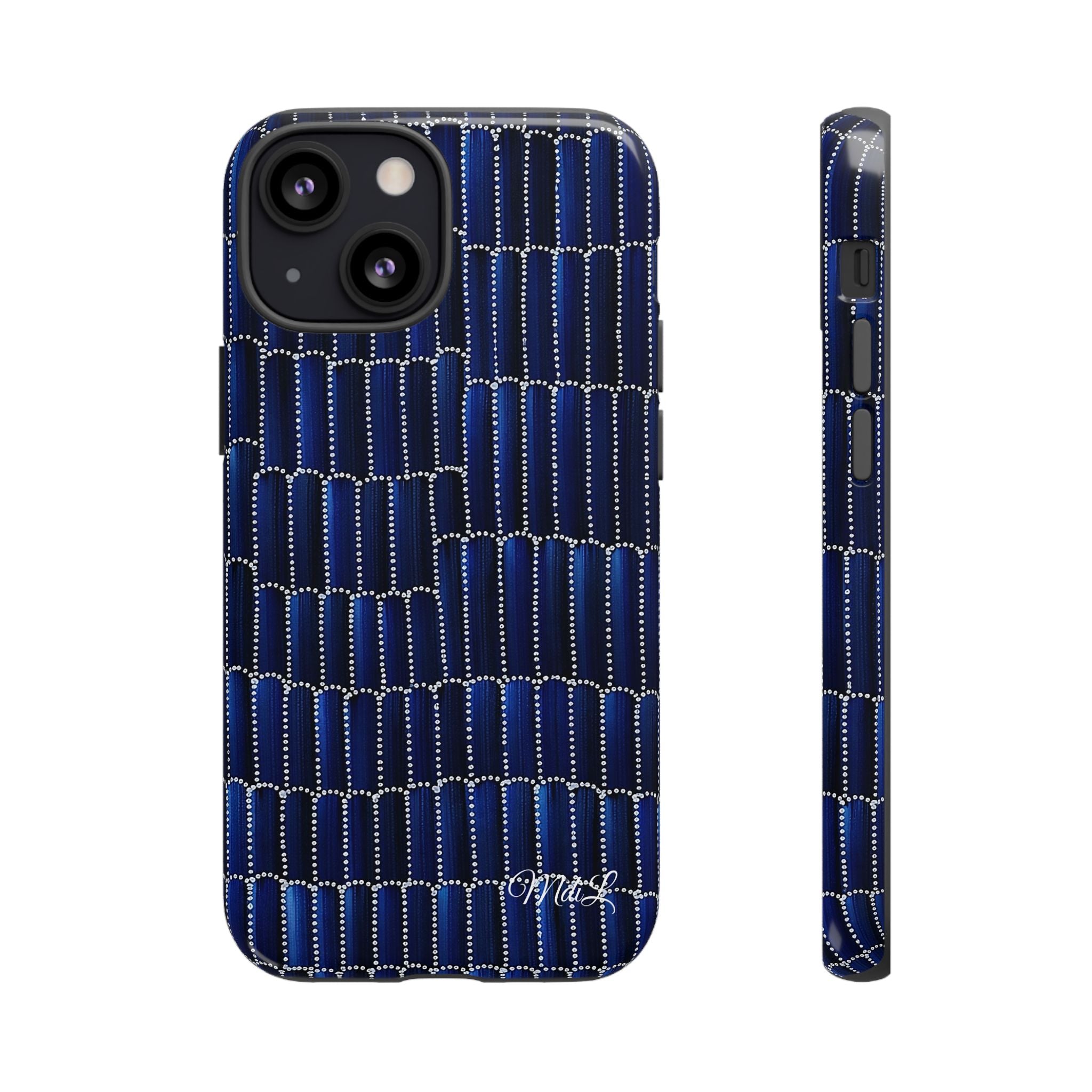 Watercolor Diamonds | Midnight Blue - Mare di Luna