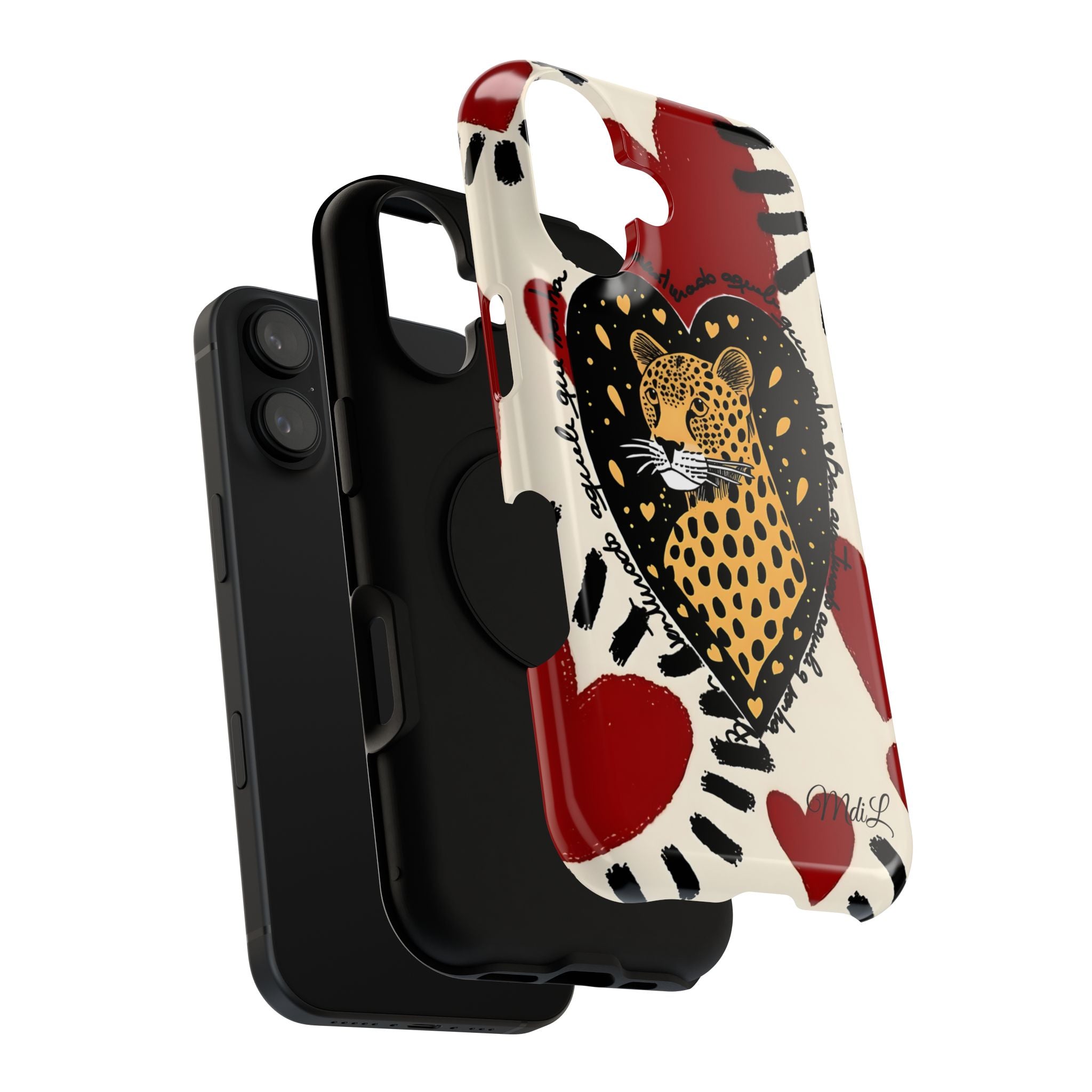 Leopard Hearts MagSafe