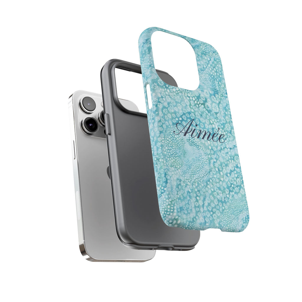 Teal Florals Personalized
