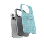 Teal Florals Personalized