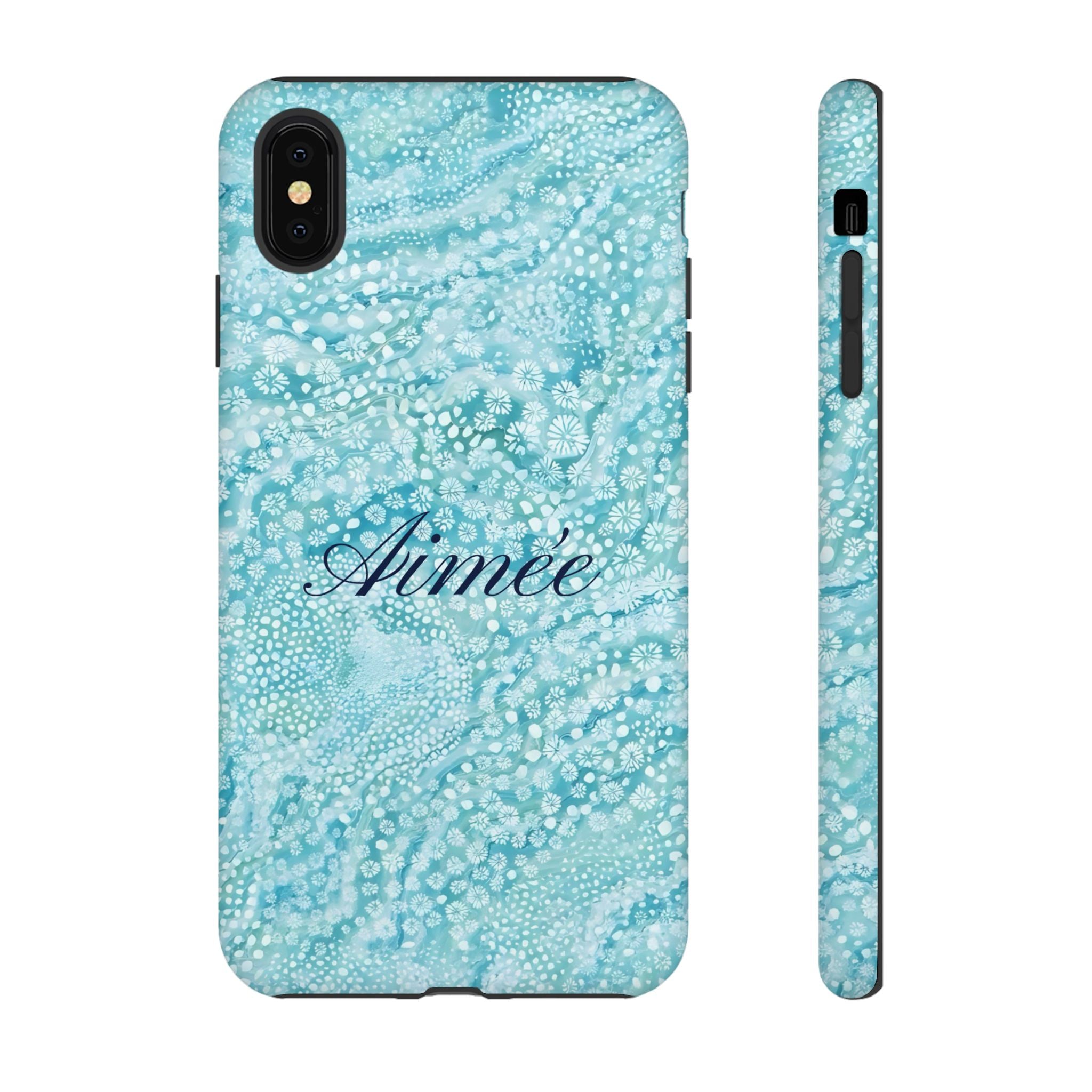 Teal Florals Personalized
