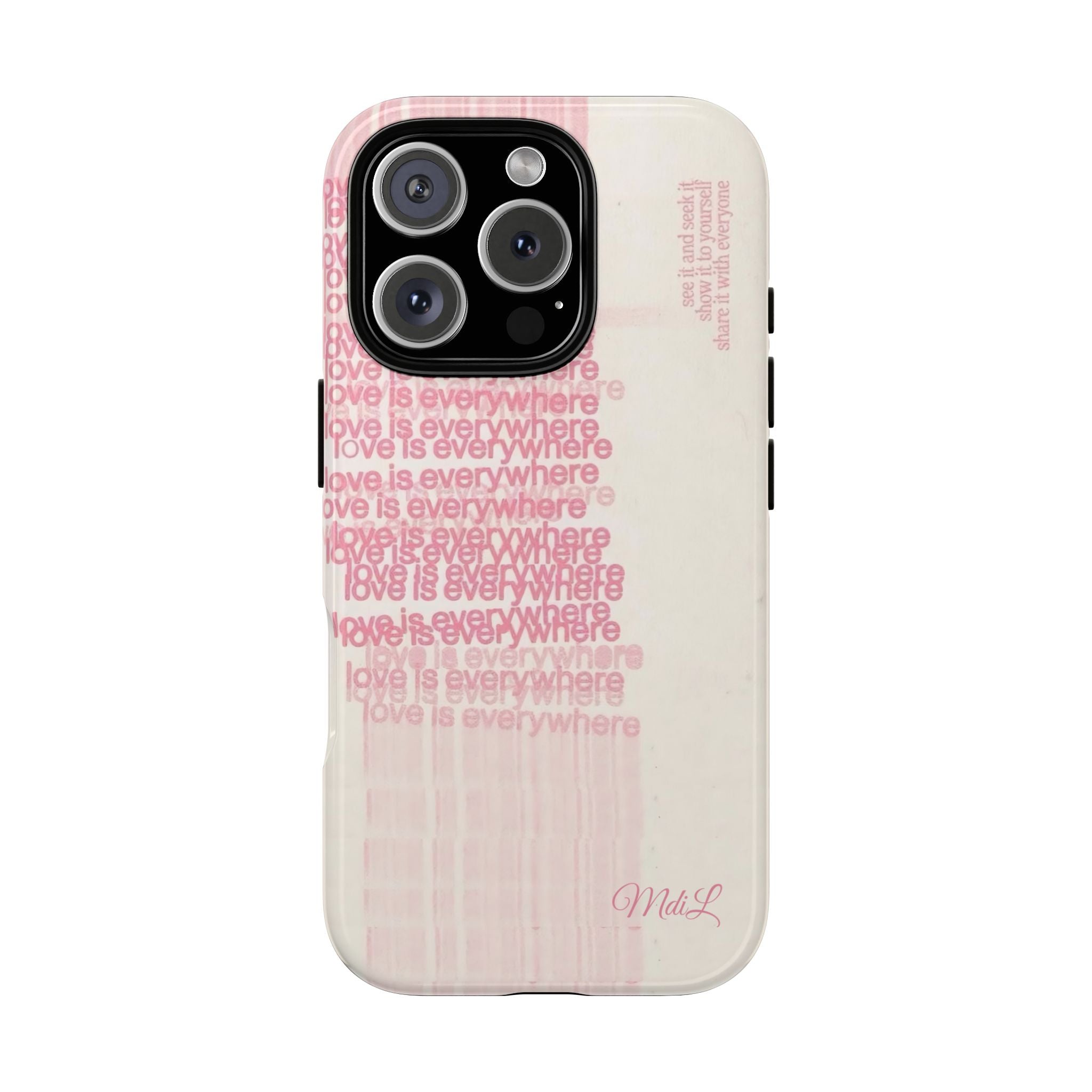 Love is Everywhere | Pink and White - Mare di Luna