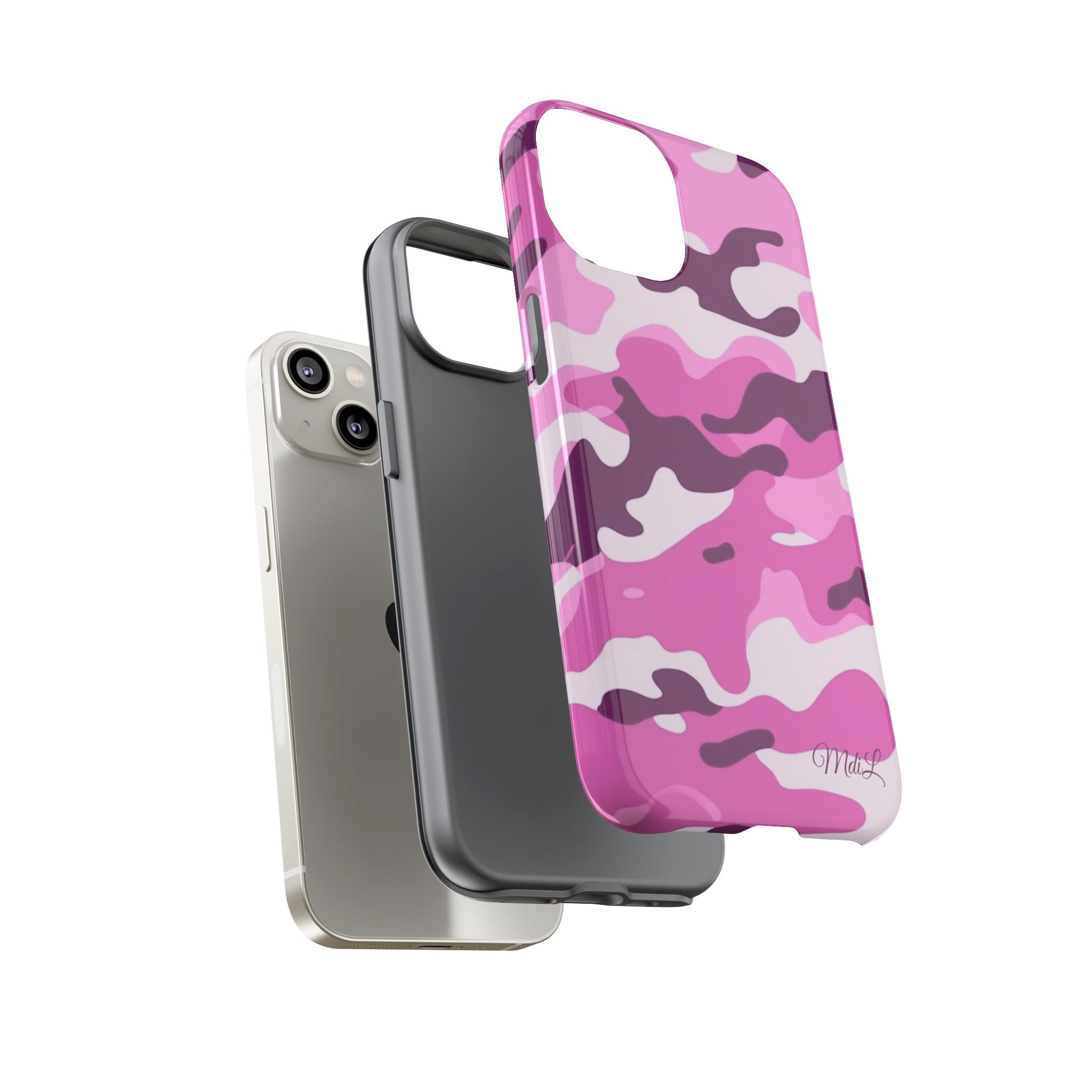 Fuschia Camo iPhone Case