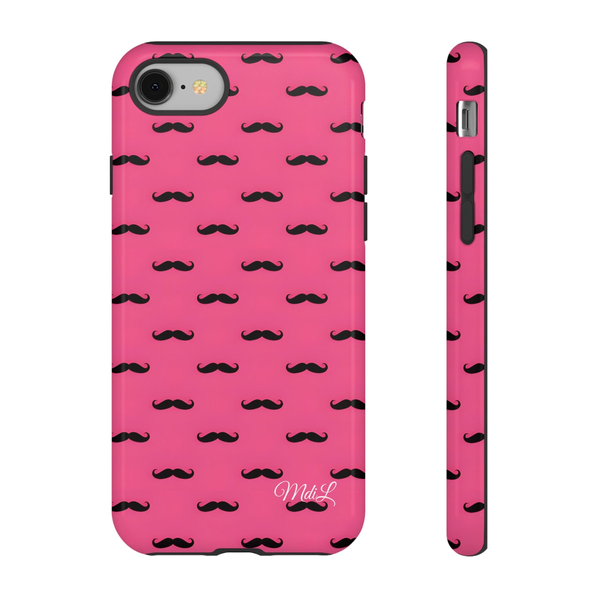 Pink Moustache iPhone Case