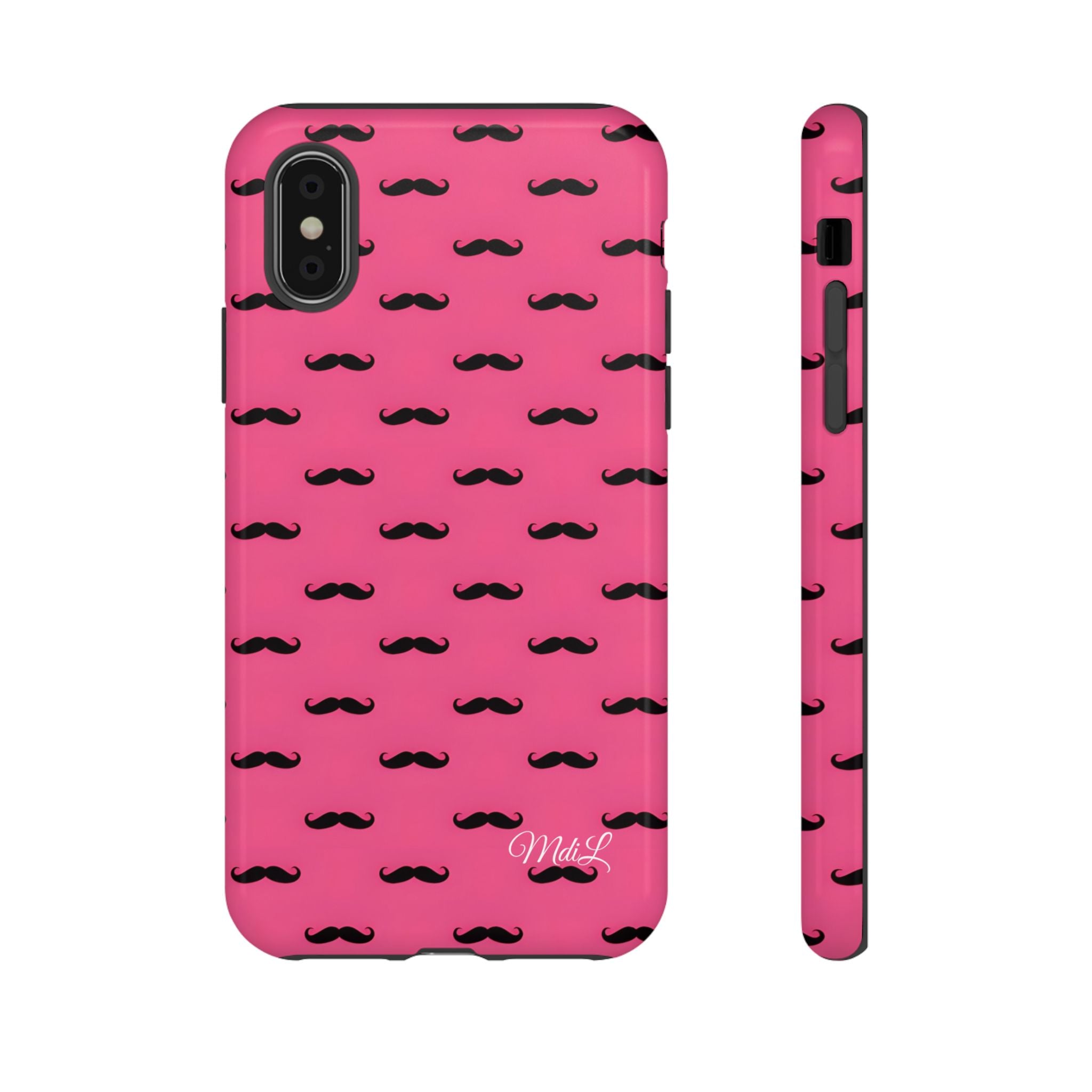 Pink Moustache iPhone Case