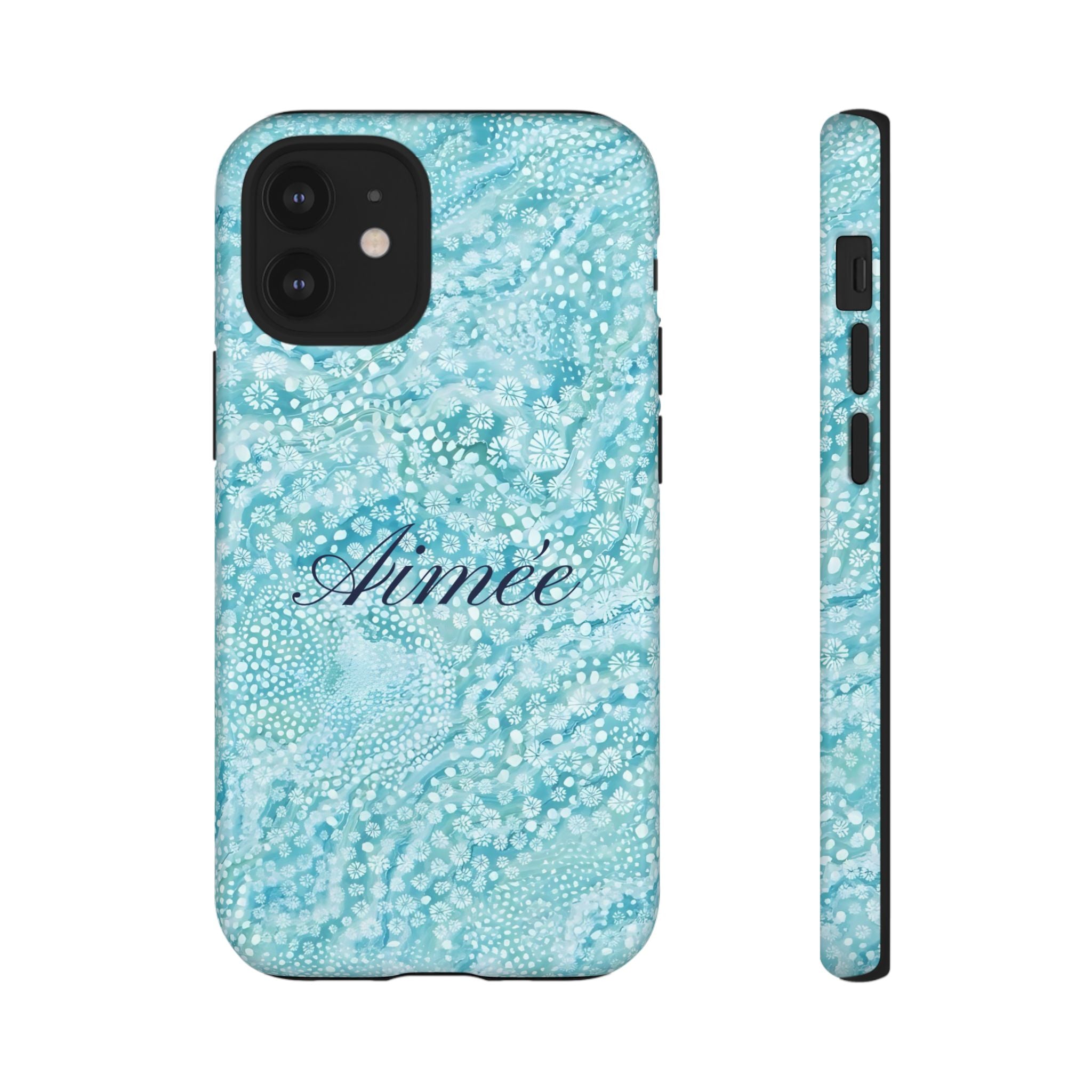 Teal Florals Personalized