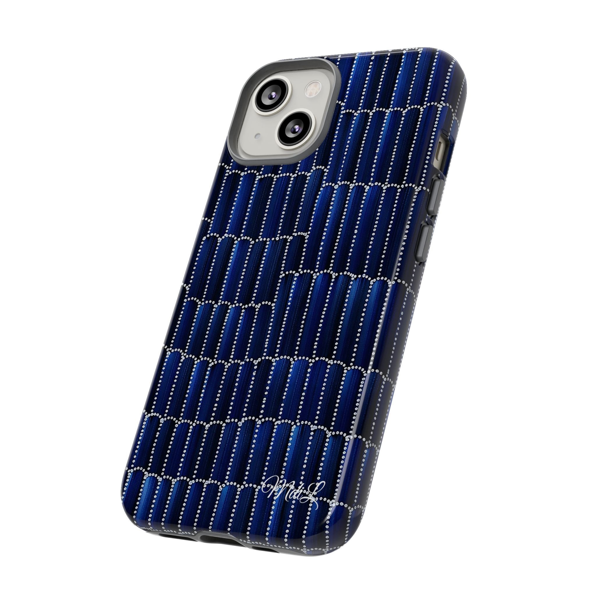 Watercolor Diamonds | Midnight Blue - Mare di Luna