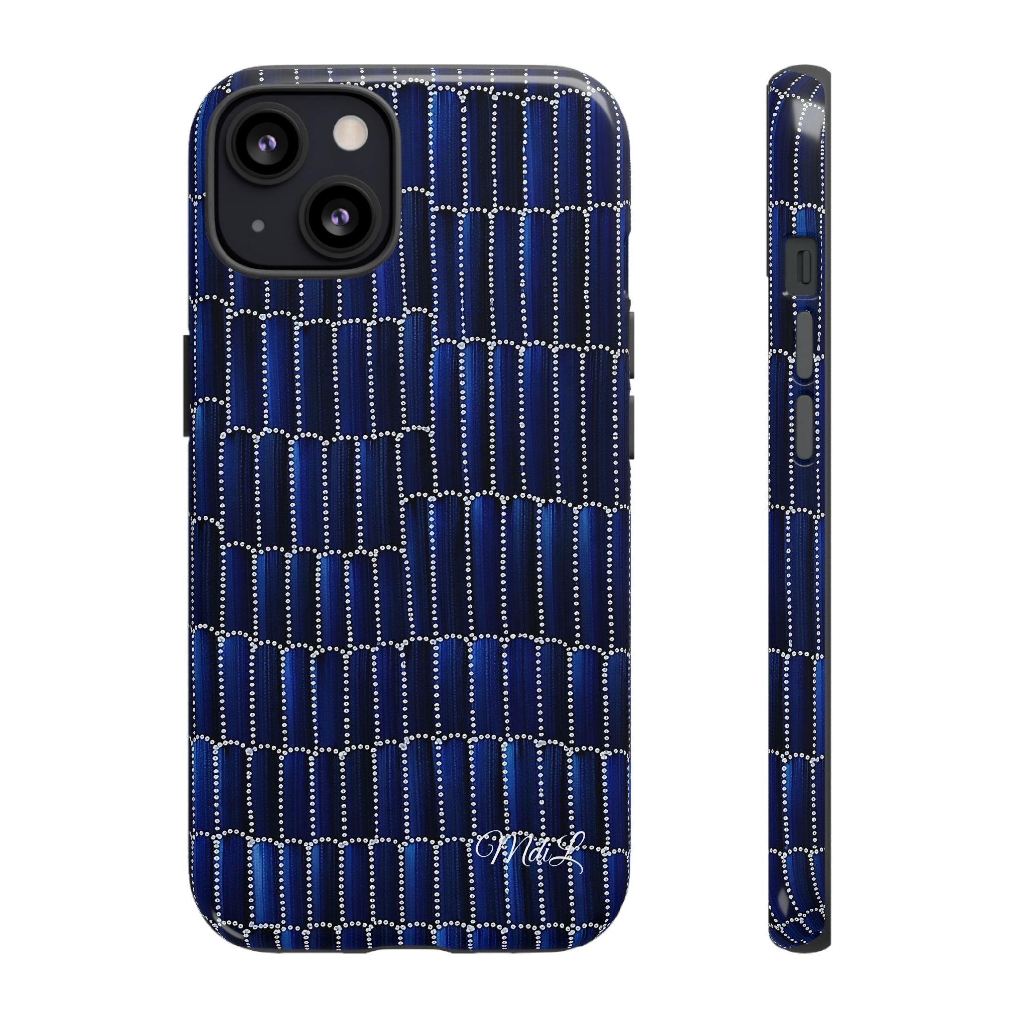 Watercolor Diamonds | Midnight Blue - Mare di Luna