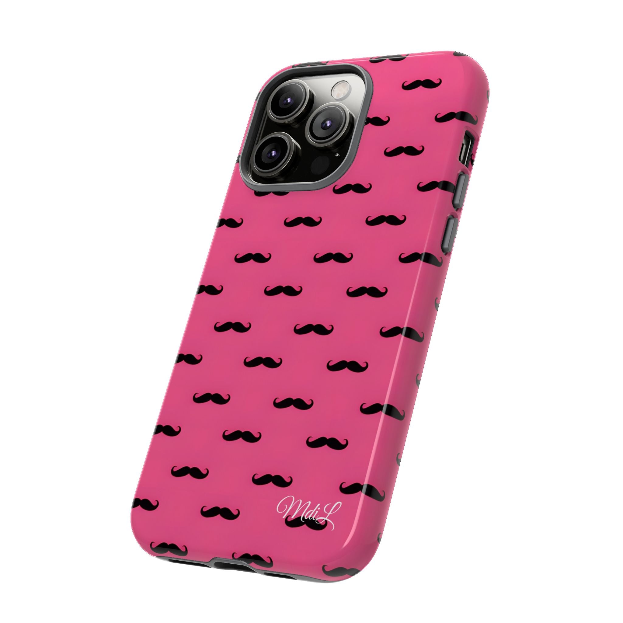 Pink Moustache iPhone Case