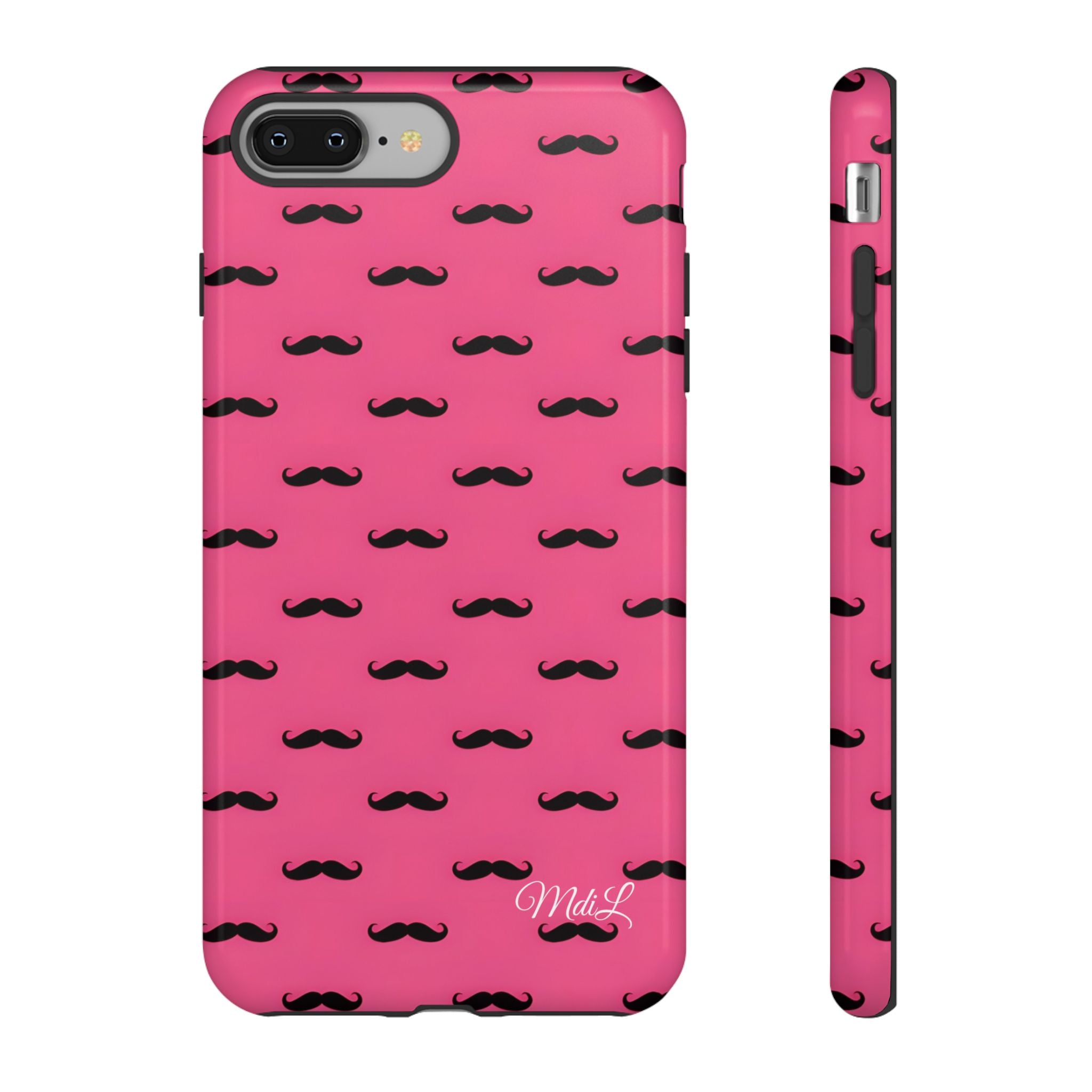 Pink Moustache iPhone Case