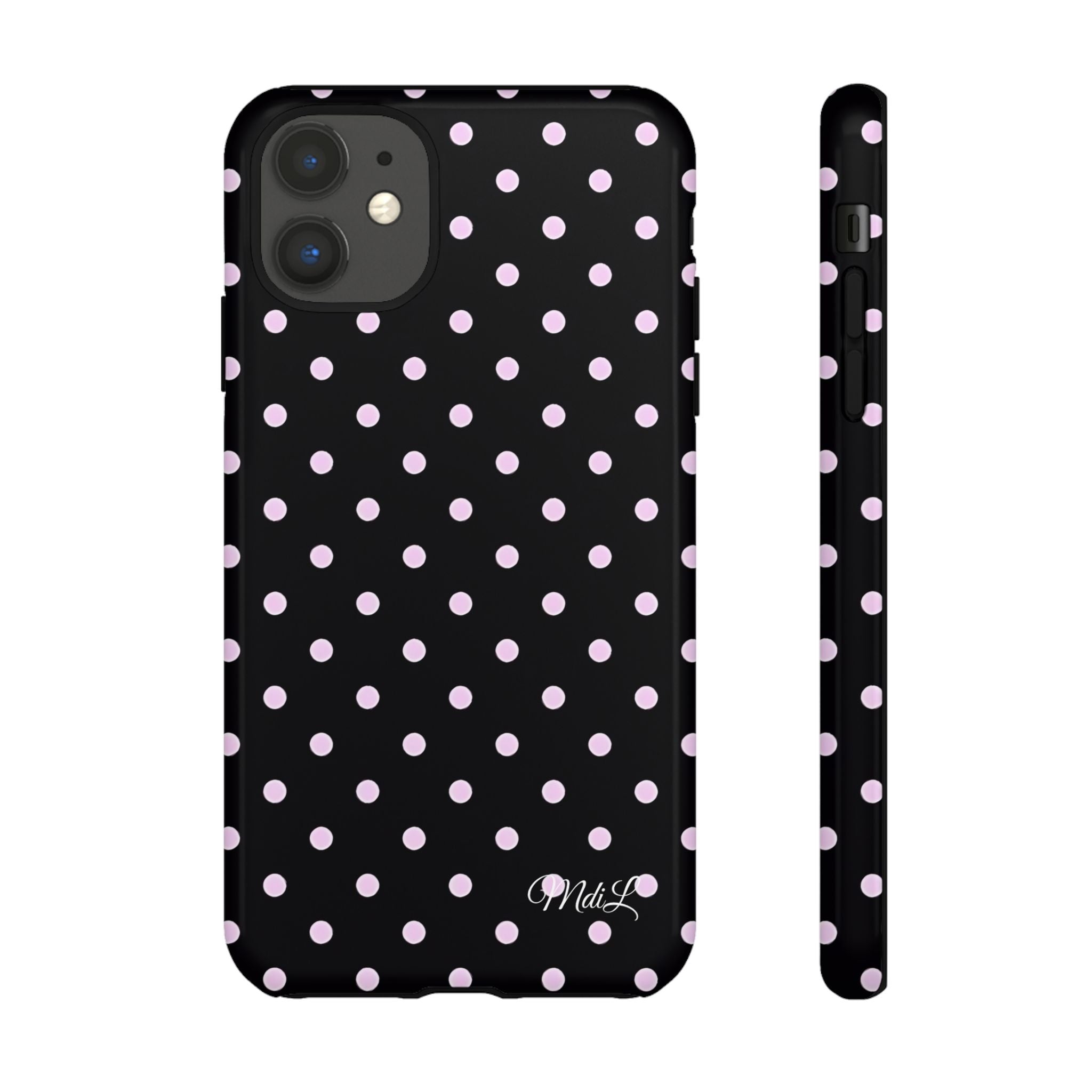 Polka Dots | Pink and Black - Mare di Luna