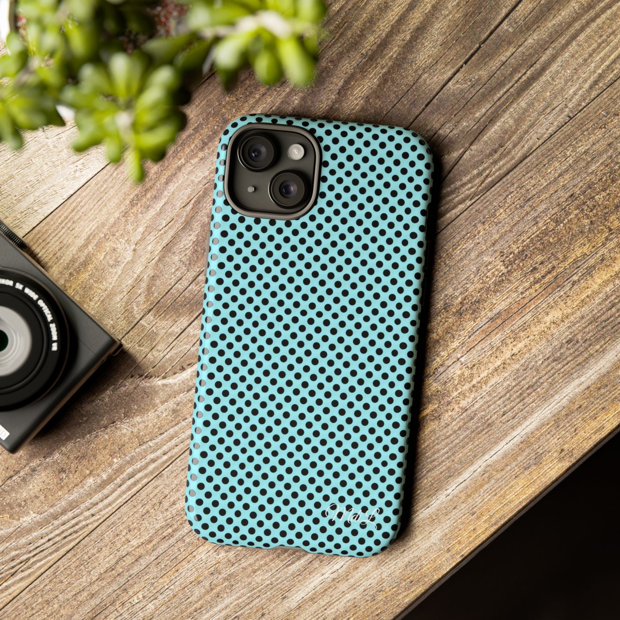 Polka Dots | Black and Blue - Mare di Luna