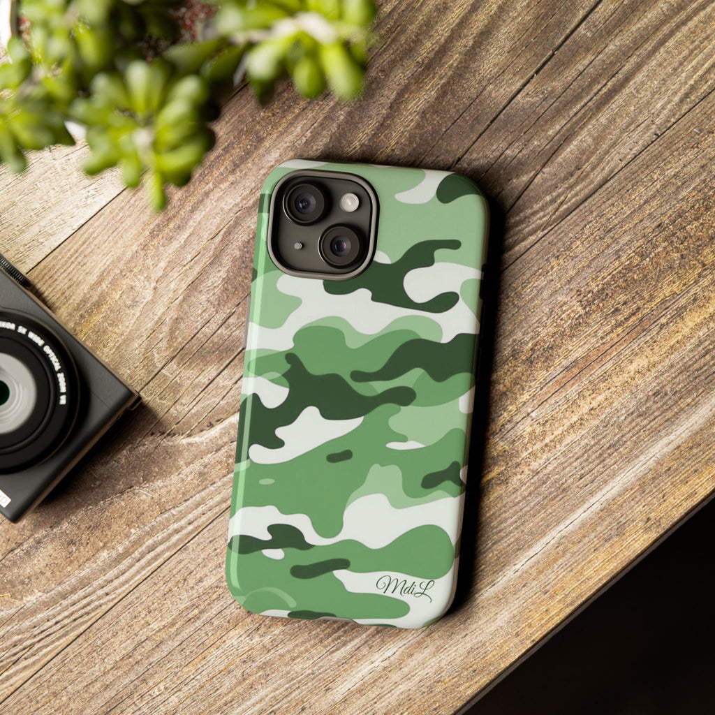 Mint Camo iPhone Case