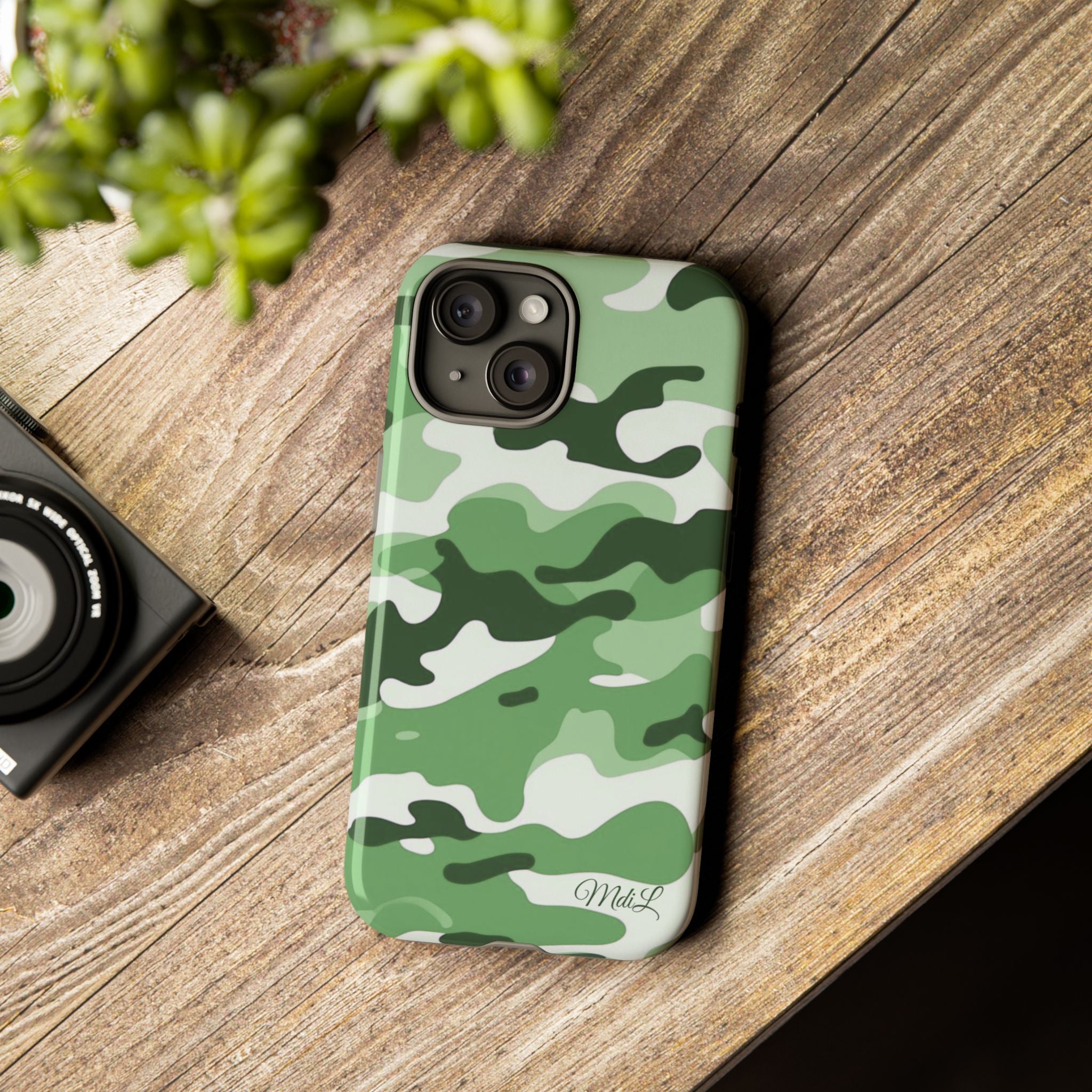 Mint Camo iPhone Case