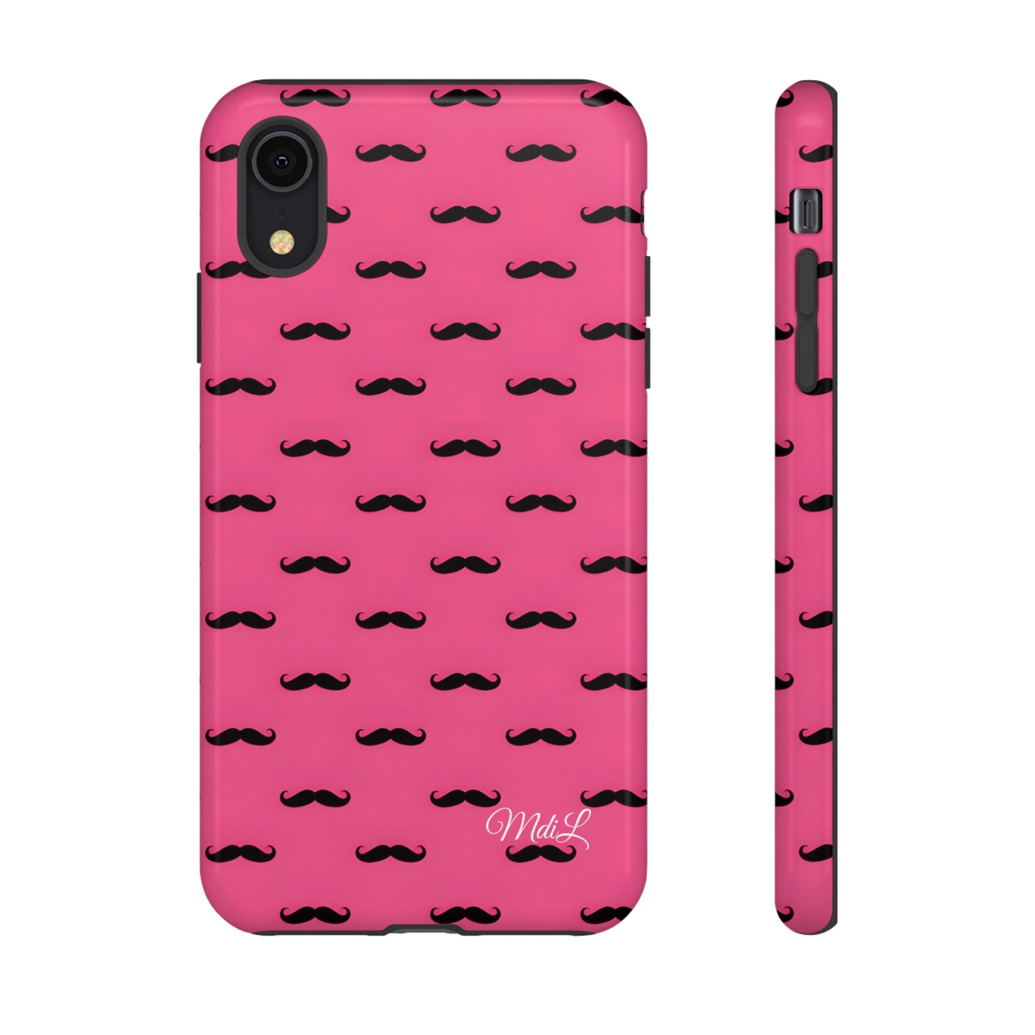 Pink Moustache iPhone Case