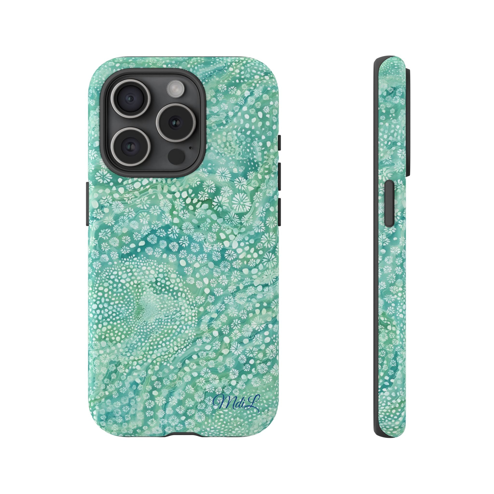 Teal Florals