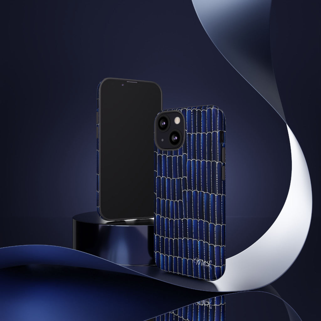 Watercolor Diamonds | Midnight Blue - Mare di Luna
