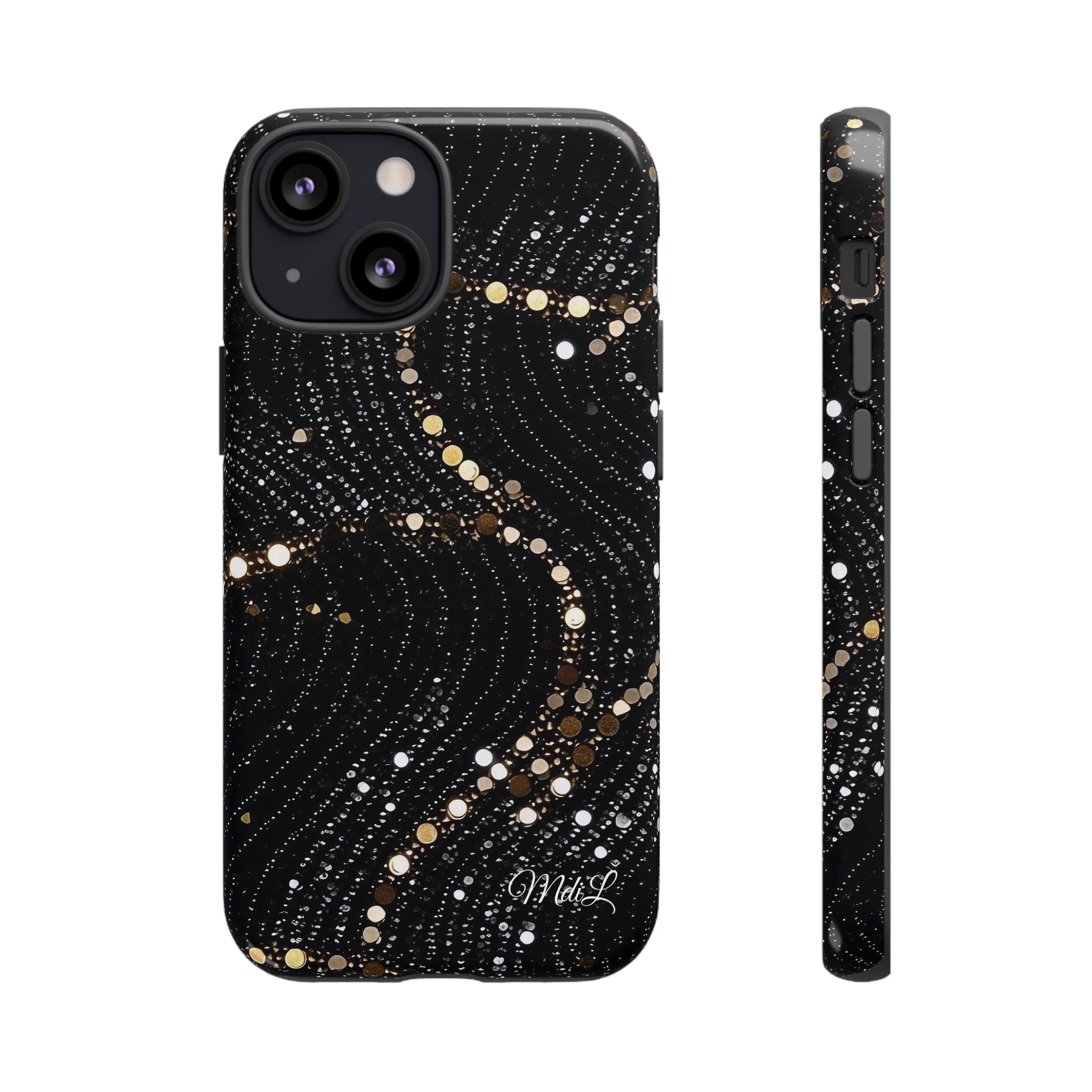 Sequin | Black and Gold - Mare di Luna