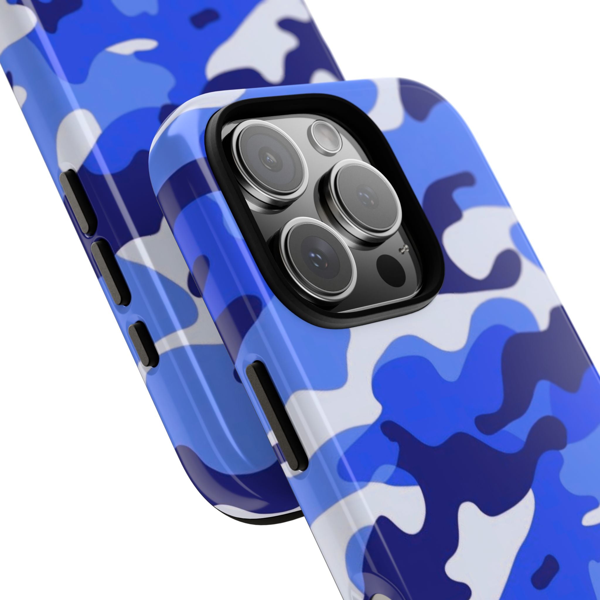 Blue Camo iPhone Case