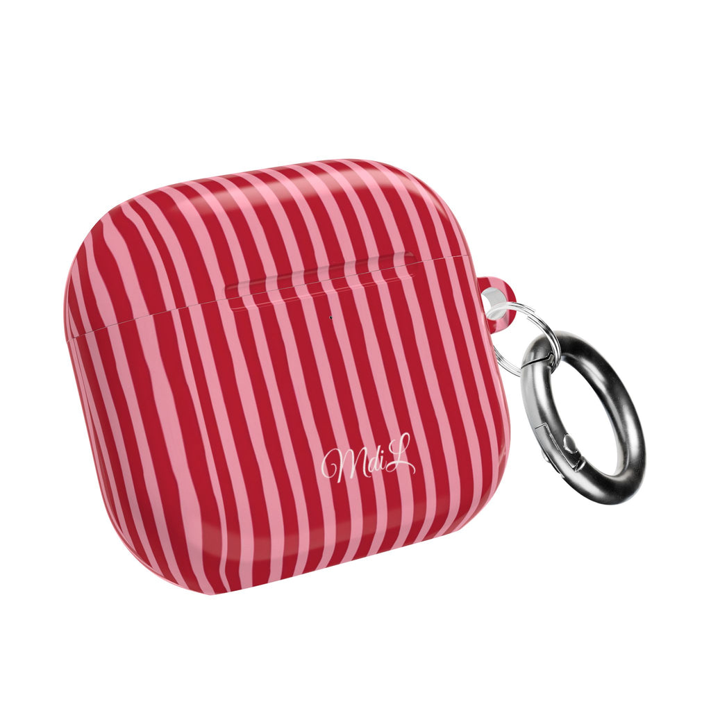 Strawberry Stripes AirPods Case