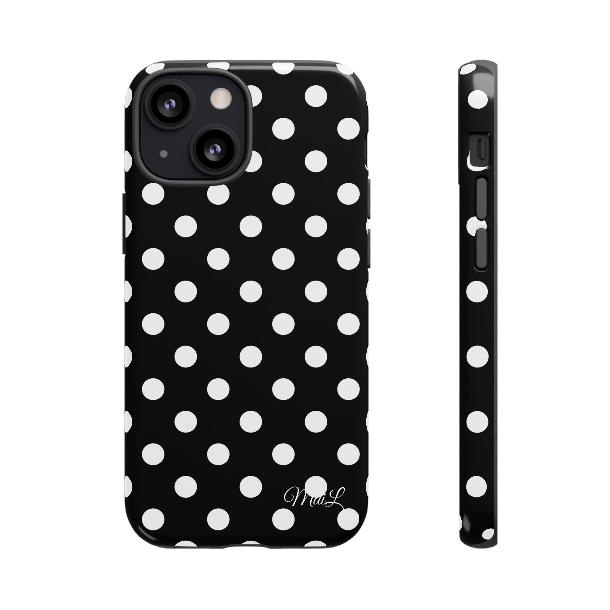 Polka Dots | White and Black - Mare di Luna